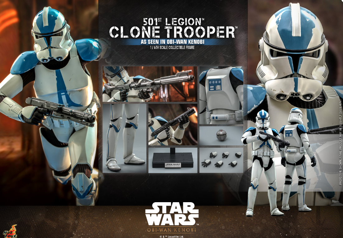 Hot Toys 501st Legion Clone Trooper Hot Toys SW : Obi-Wan Kenobi TMS092 1/6 Scale Figure