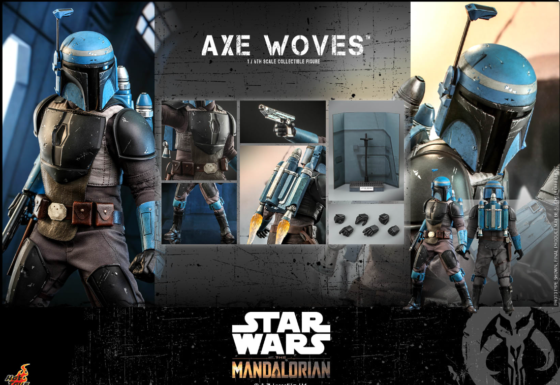 Hot Toys Axe Woves Hot Toys The Mandalorian TMS070 1/6 Scale Figure