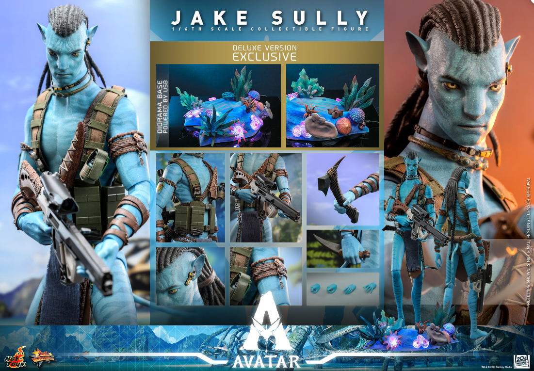 Hot Toys Jake Sully Hot Toys Avatar : The Way of the Water MMS684 1/6 Scale Figure