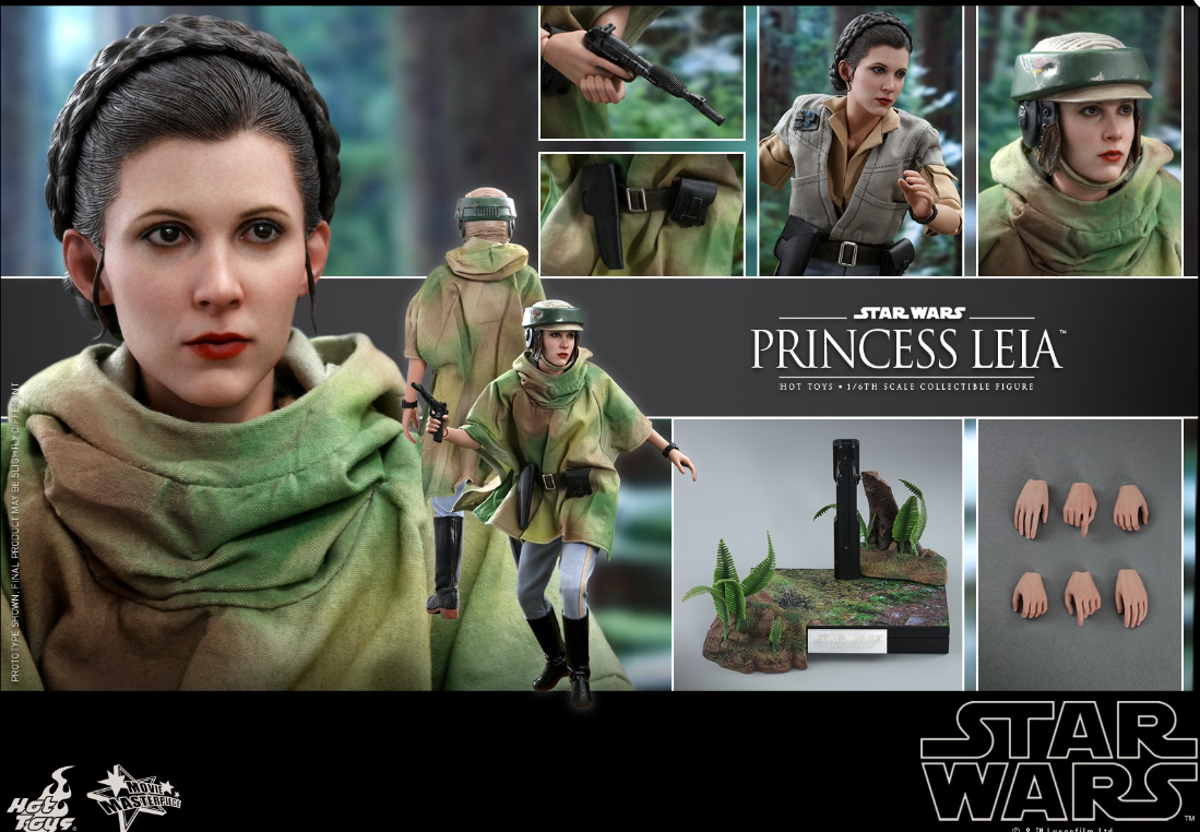 Hot Toys Princess Leia Hot Toys Star Wars : ROTJ MMS549 1/6 Scale Figure