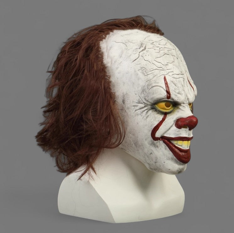Pennywise Mask – IT Clown Full-Head Cosplay Prop for Halloween