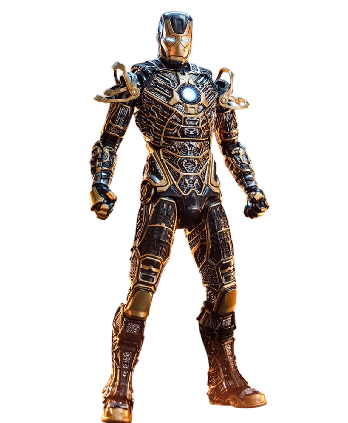 ZD Toys Black Stealth Iron Man Figure Movable Joints MK41 1/10 Scale Figure