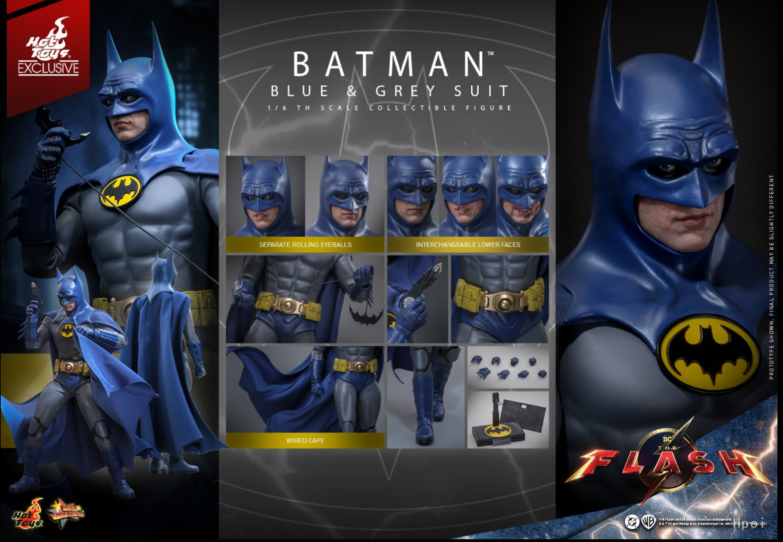 Hot Toys The Flash Batman (Blue & Grey Suit) Hot Toys The Flash MMS834 1/6 scale Figure