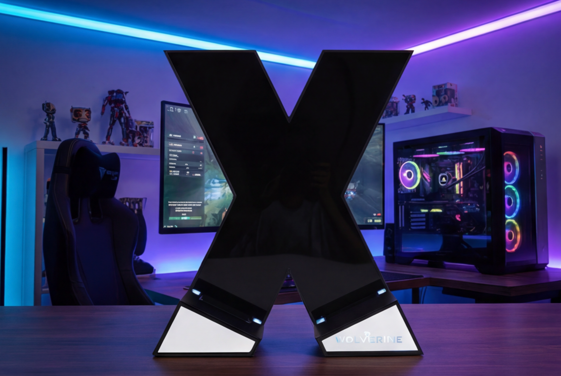 LED Light Base Set Aluminum Alloy The Wolverine Claws Life-Size Collectible