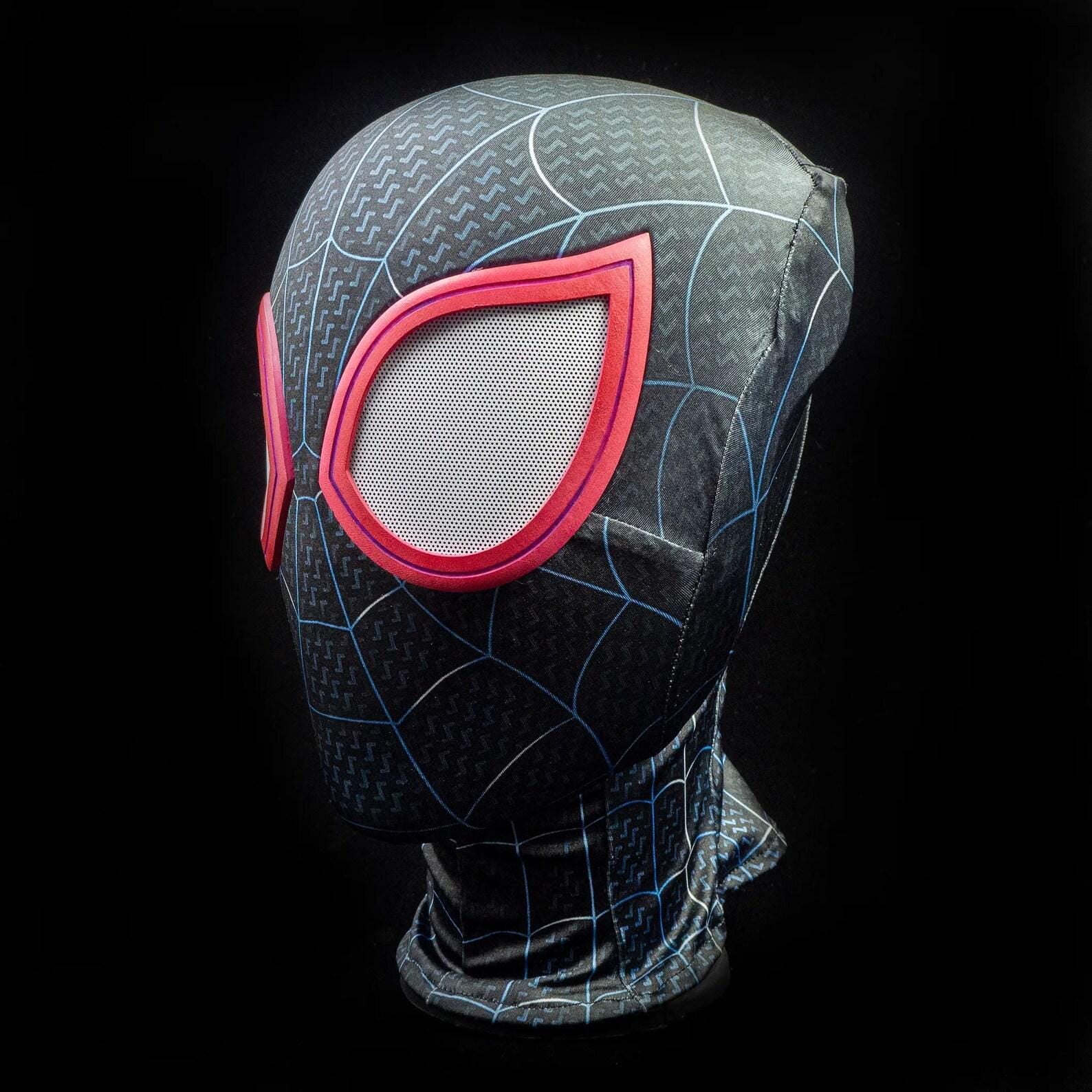 Spider-Man: Into The Spider-Verse Miles Morales Life Size Wearable Mask Miles Morales cosplay Miles Morales costume spiderman miles Mask