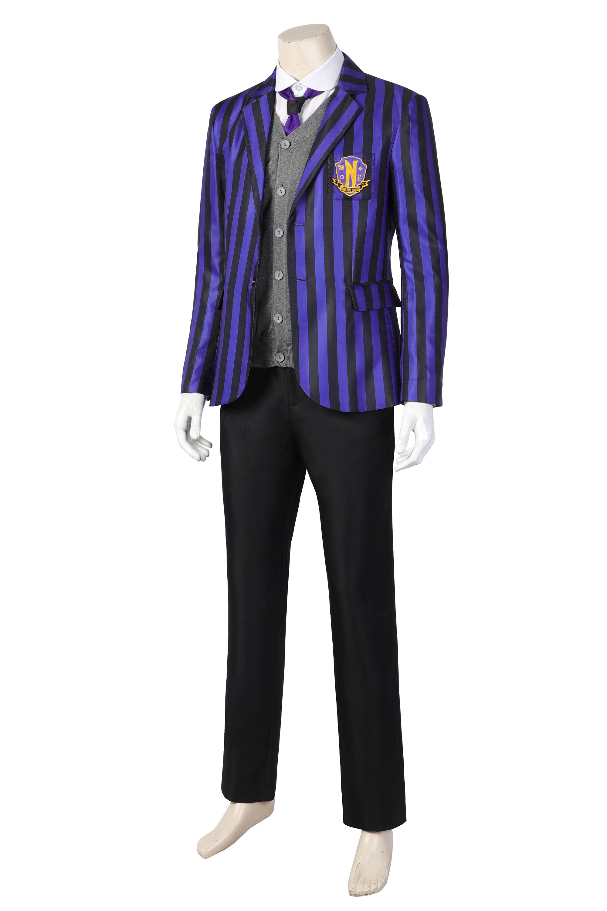 Wednesday Season 2 Nevermore Academy Eugene Ottinger Uniform – Life Size Wearable Costume