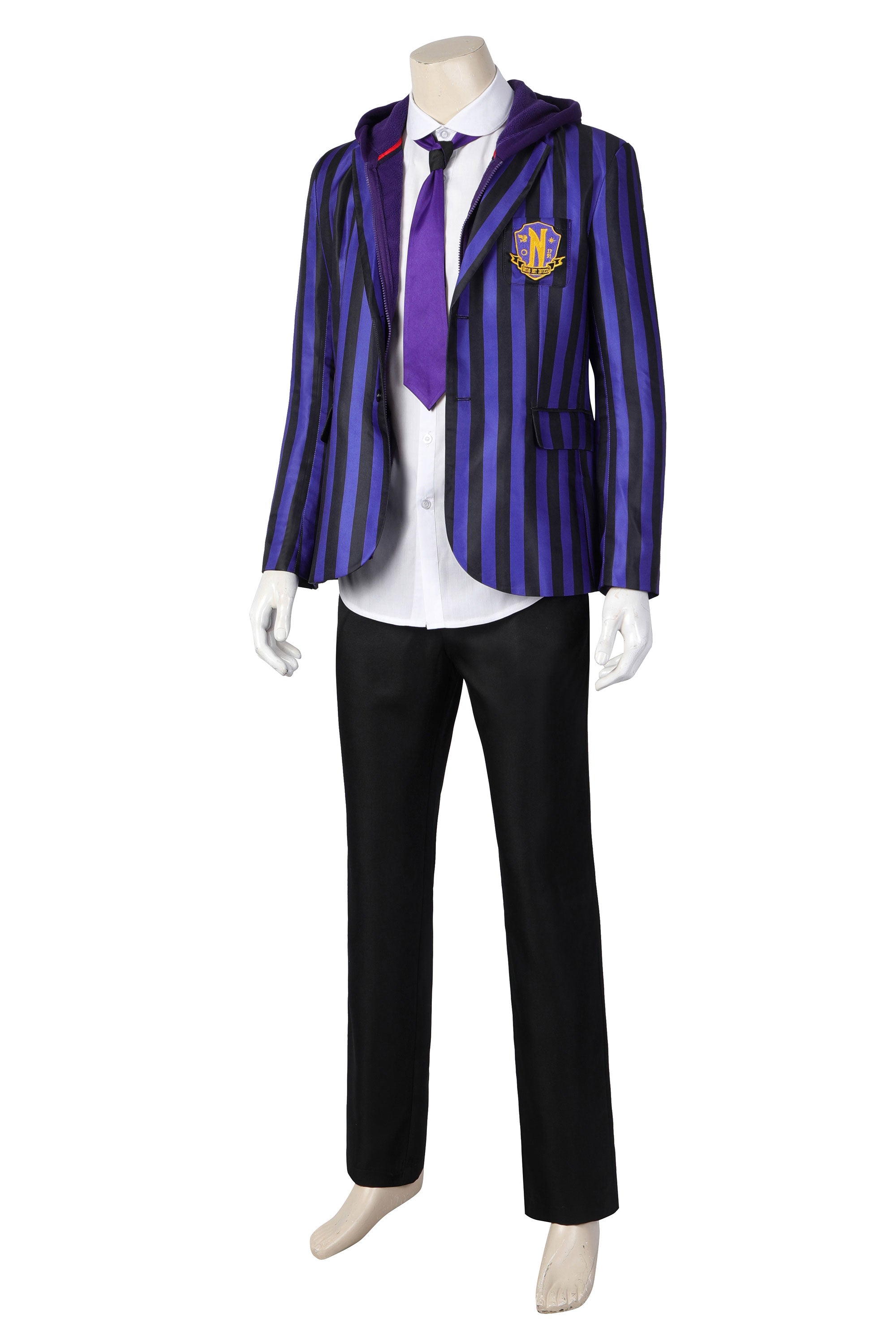 Wednesday Season 2 Nevermore Academy Uniform – Xavier Thorpe & Ajax Petropolus Life Size Wearable Costume