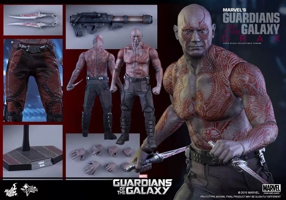 Hot Toys Guardians of the Galaxy-Guardians of the Galaxy Drax MMS355 1/6 Scale Figure