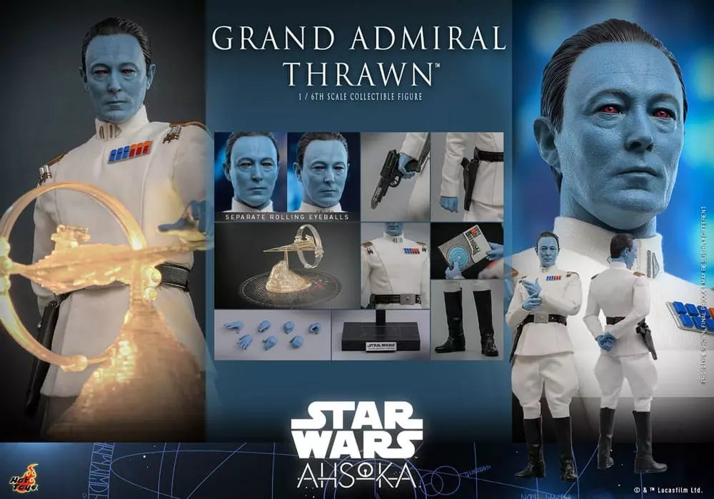 Hot Toys Star Wars–Star Wars Ahsoka Grand Admiral Thrawn TMS116 1/6 Scale Figure