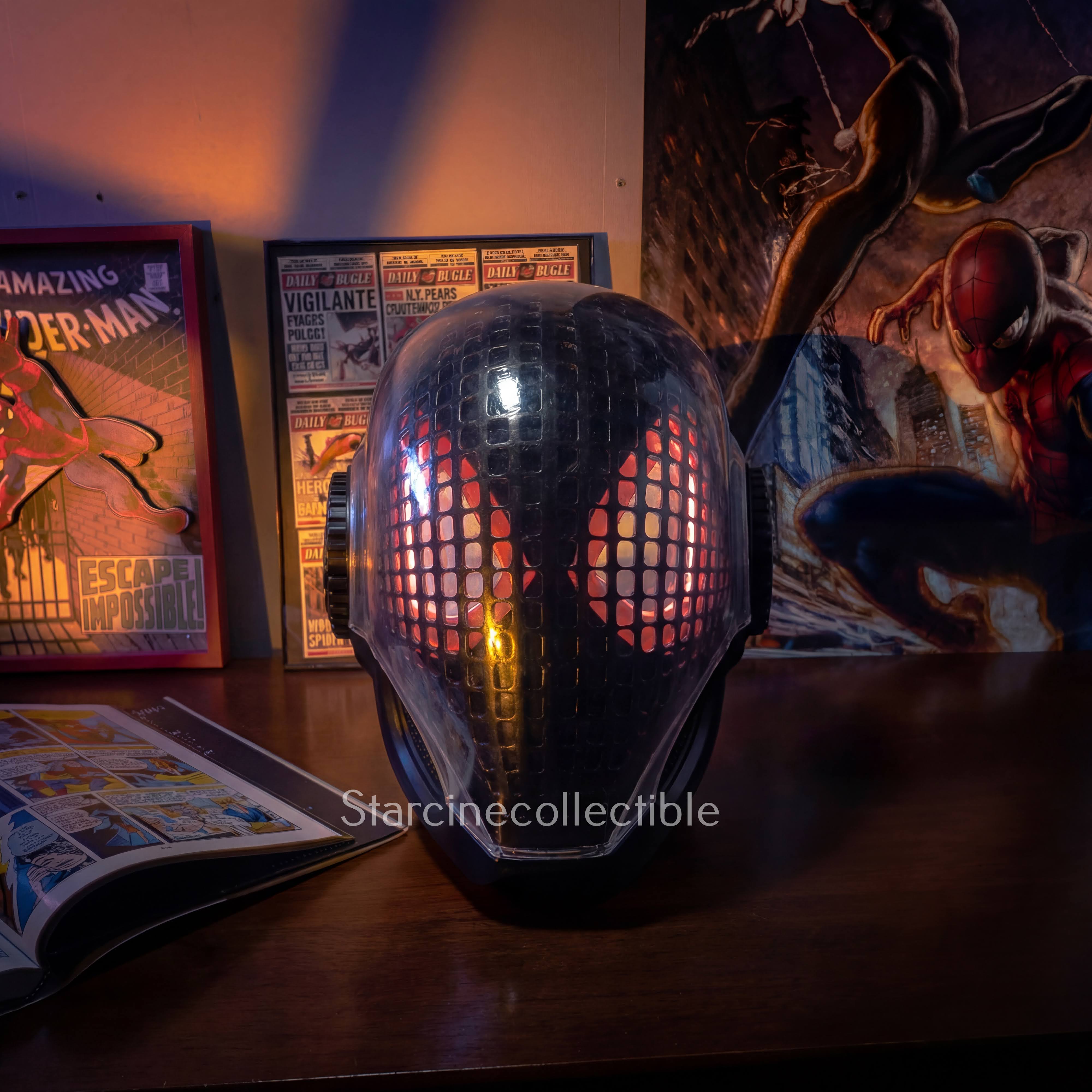 Miles Morales 2020 Suit Helmet Life Size Wearable Replica