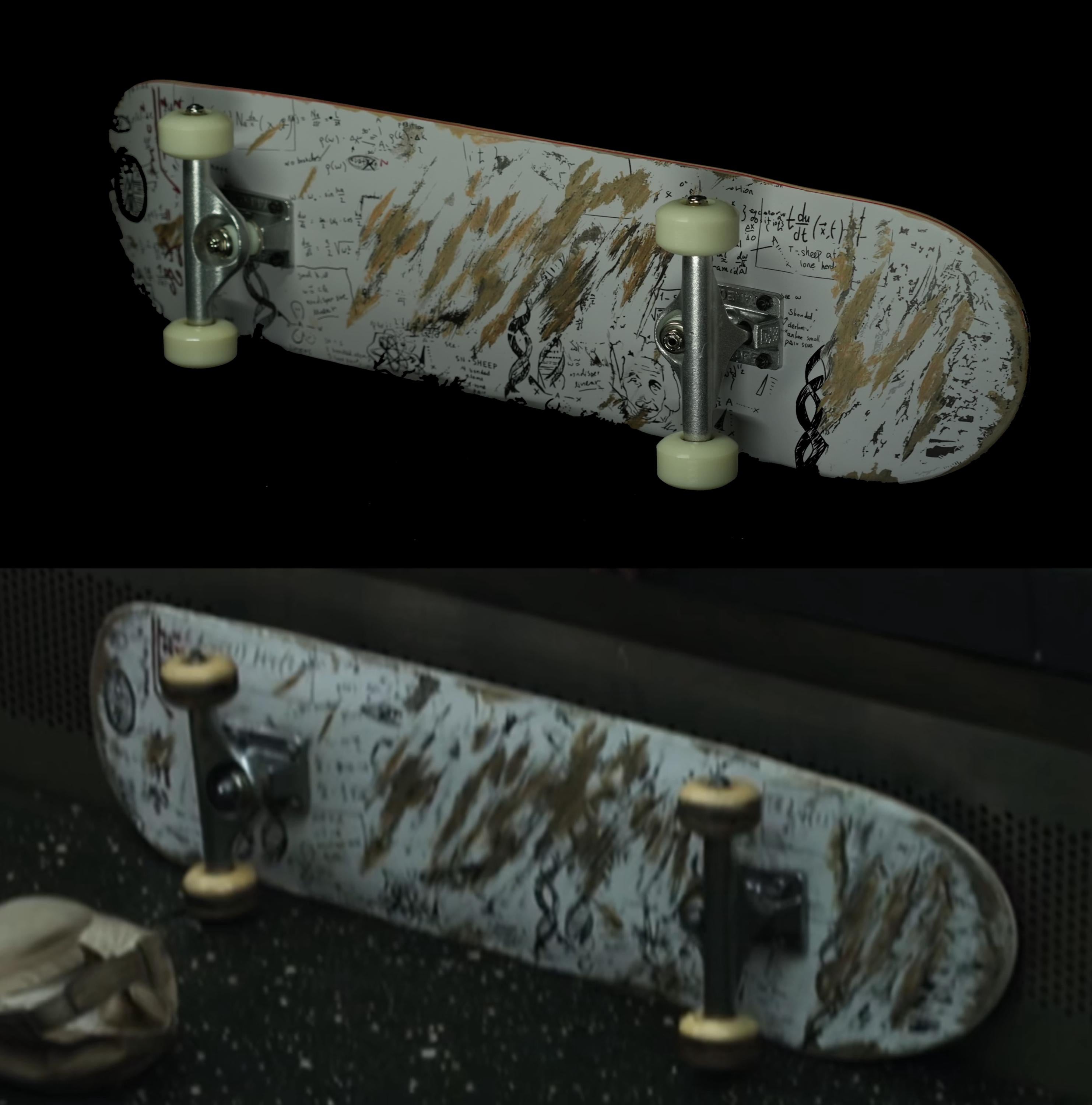 Andrew Garfield Skateboard (This is a rideable skateboard that also works as a collectible)
