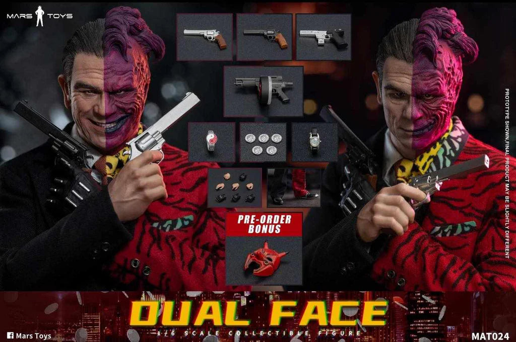 Mars Toys Bat Man Forever Dual Face 1/6 Scale Figure MAT024
