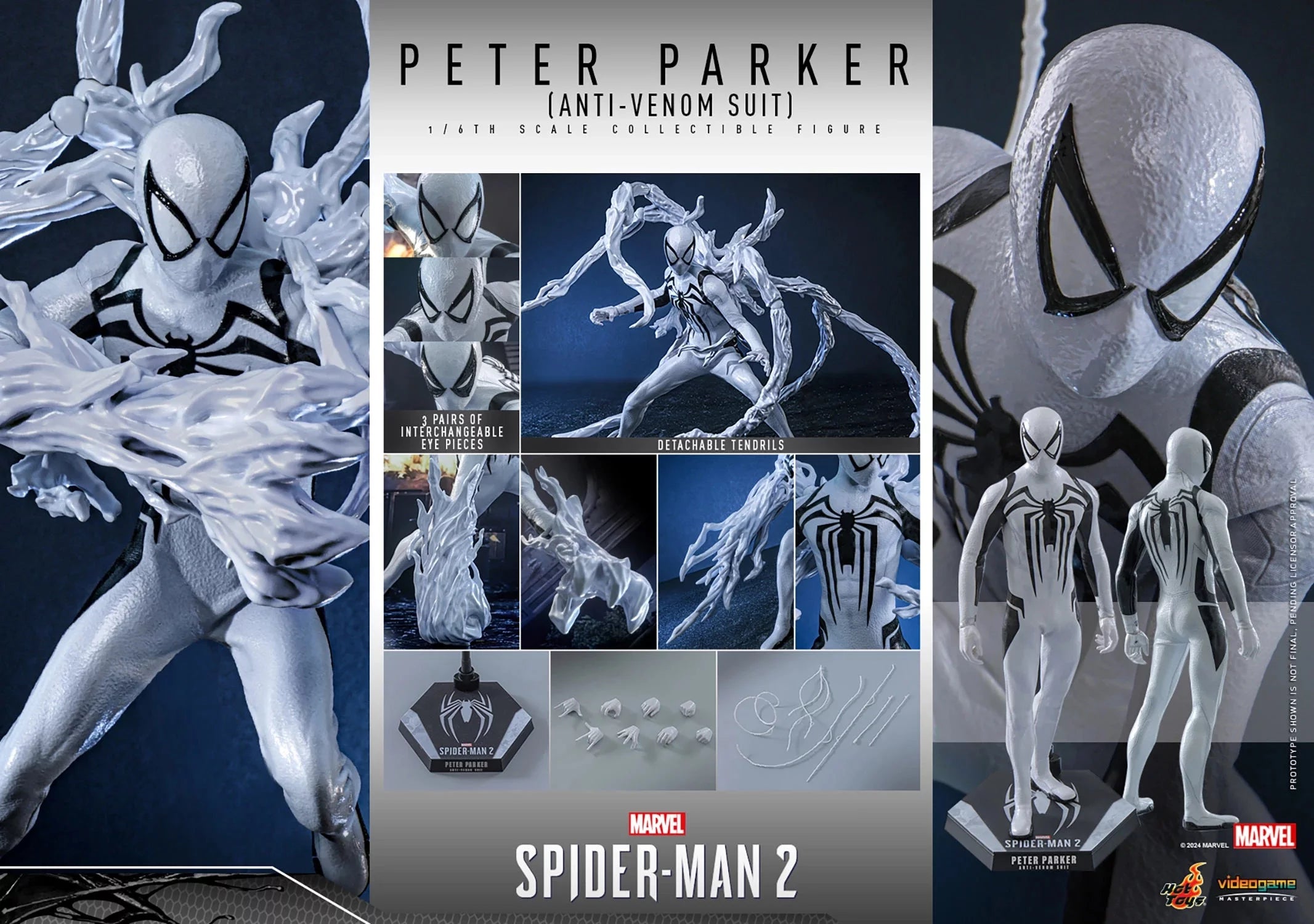 Hot Toys Peter Parker Anti-Venon War Clothes Hot Toys Spider-Man 2 VGM69 1/6 Scale Figure