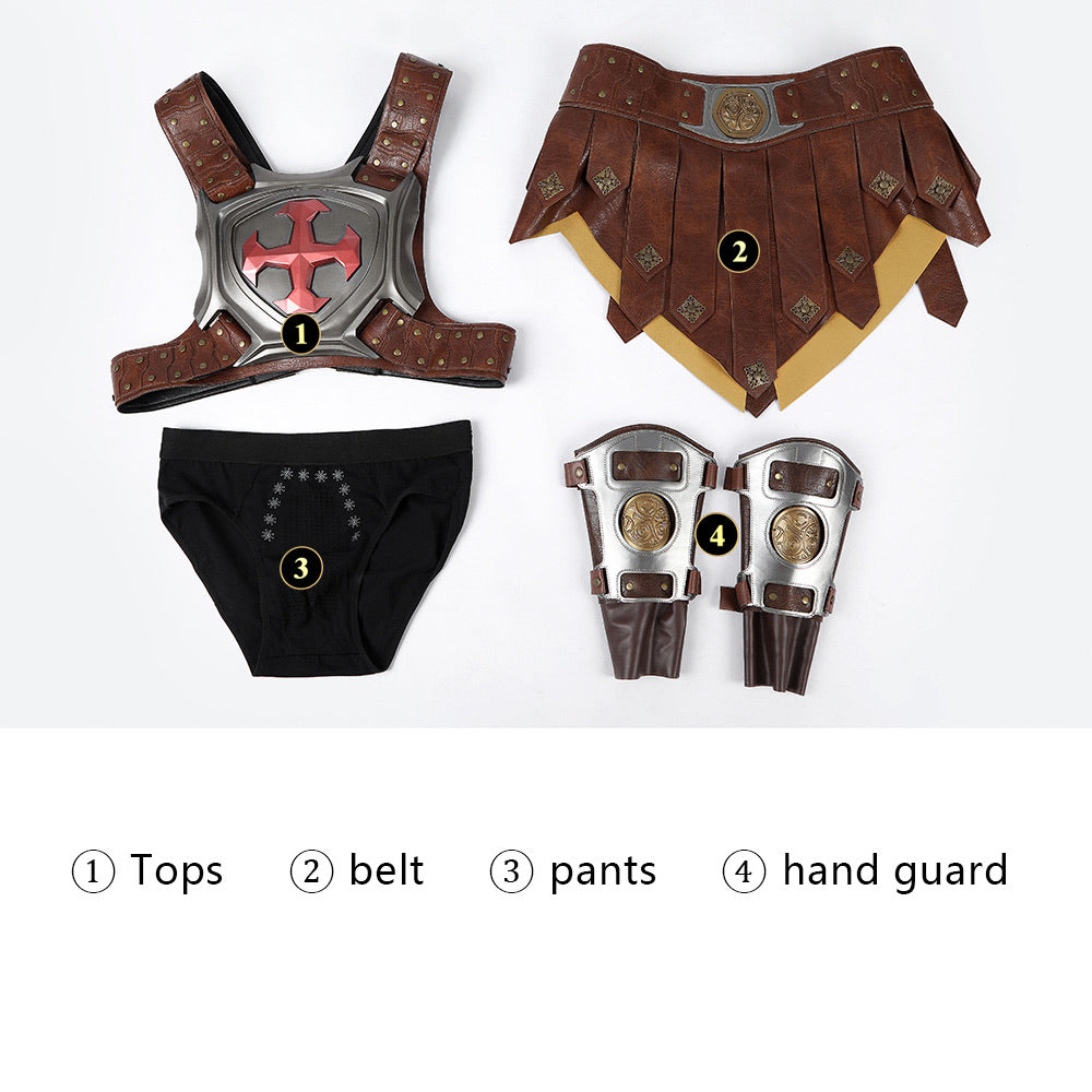 He-Man Action Figure | Masters of the Universe (MOTU) Collectible Toy by Mattel Cosplay Costume