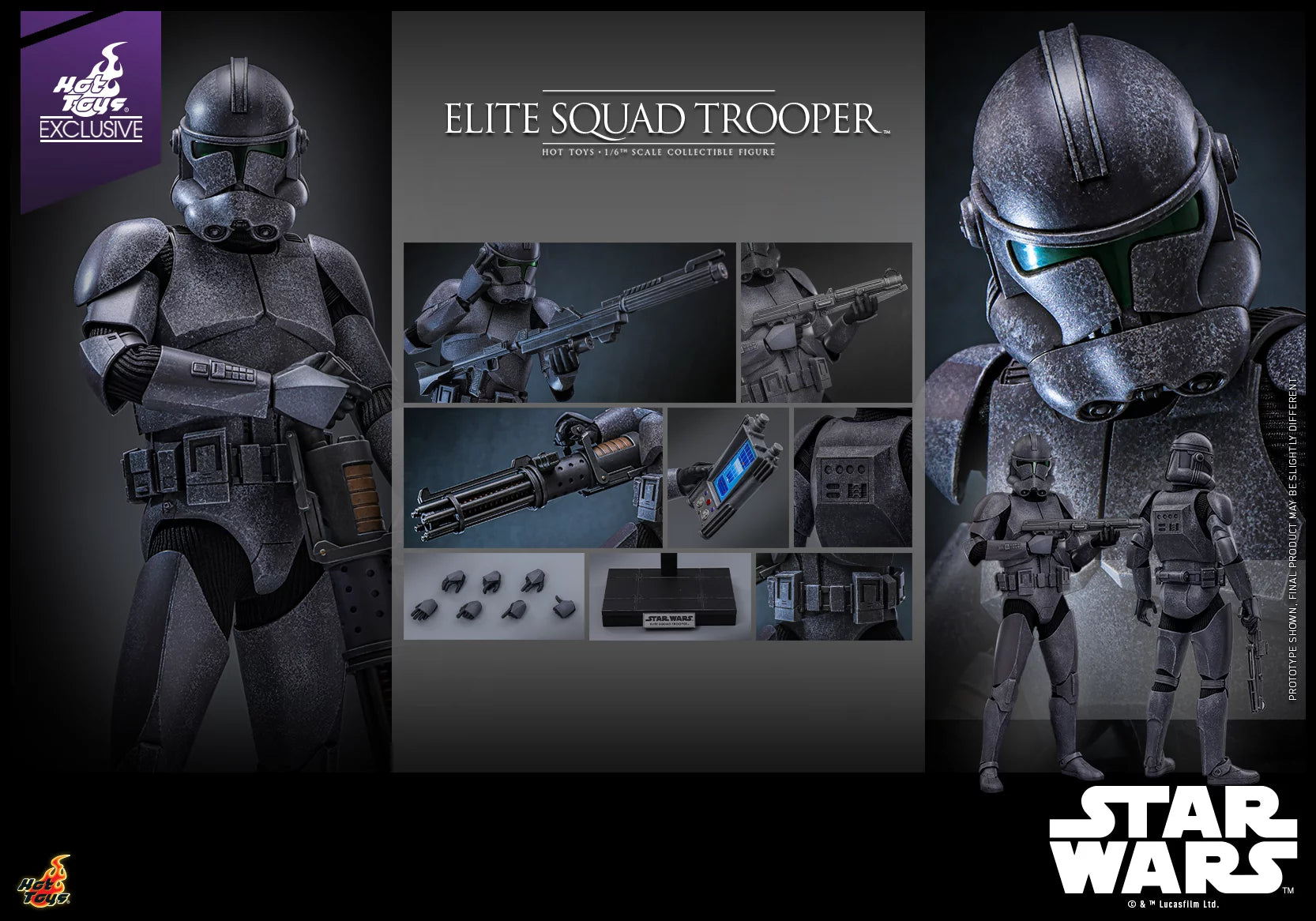 Hot Toys Star Wars-Star Wars:The Bad Batch Elite Squad Trooper tms150 1/6 Scale Figure
