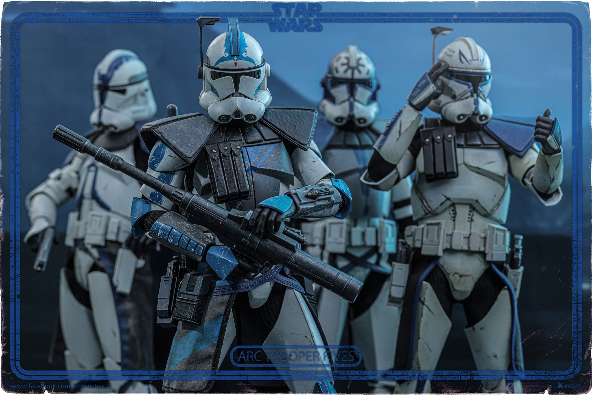 Hot Toys Star Wars The Clone Wars Arc Trooper Fives 1/6 Scale Collectible Figure TMS132