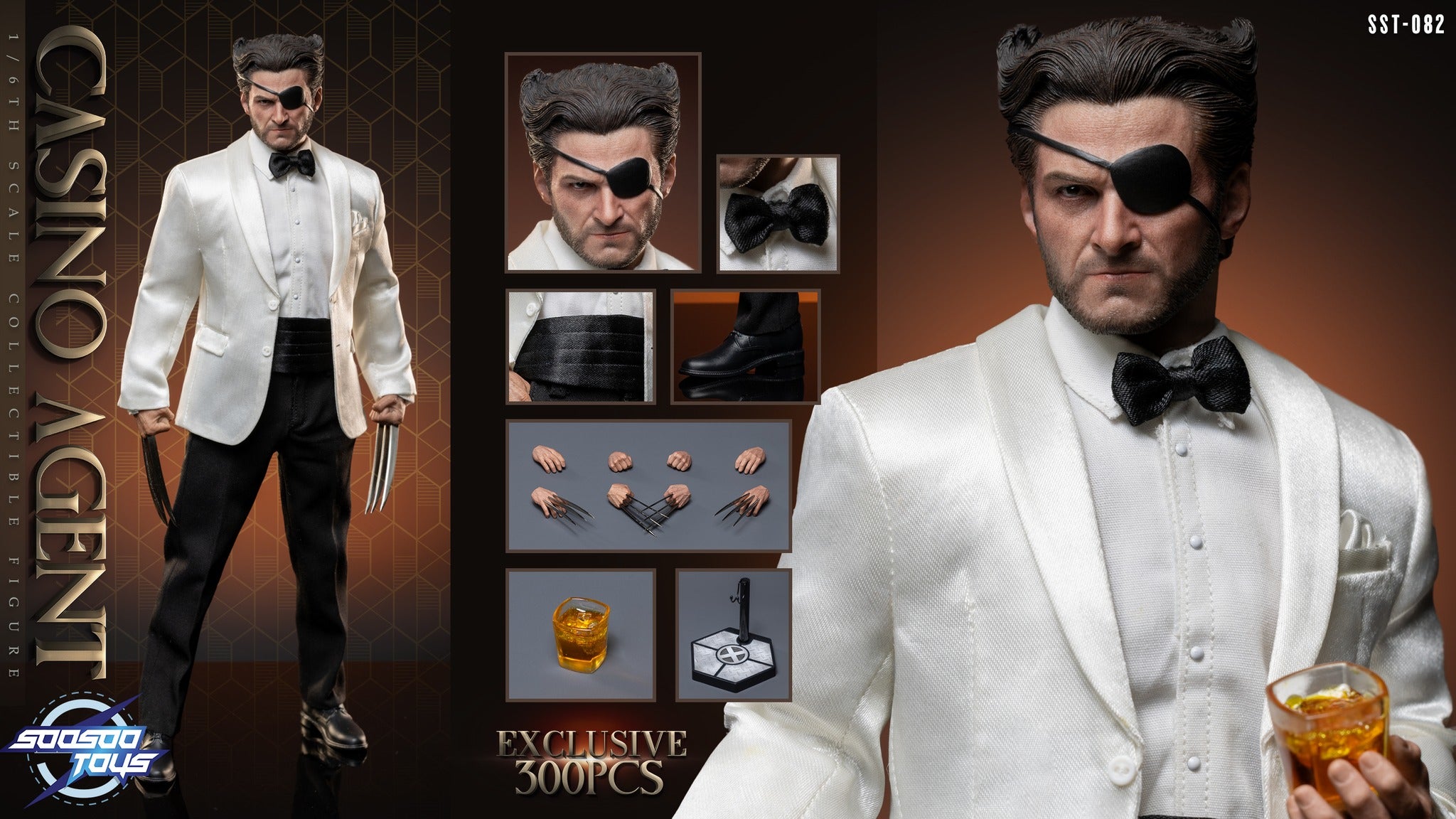 Soosootoys Casino Agent 1/6 Scale Figure SST082
