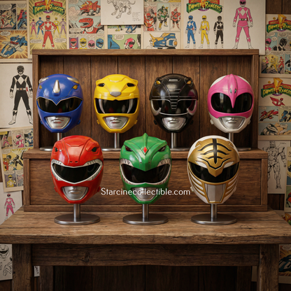 Mighty Morphin Power Rangers Helmet Life Size Replica – StarCine Collectible