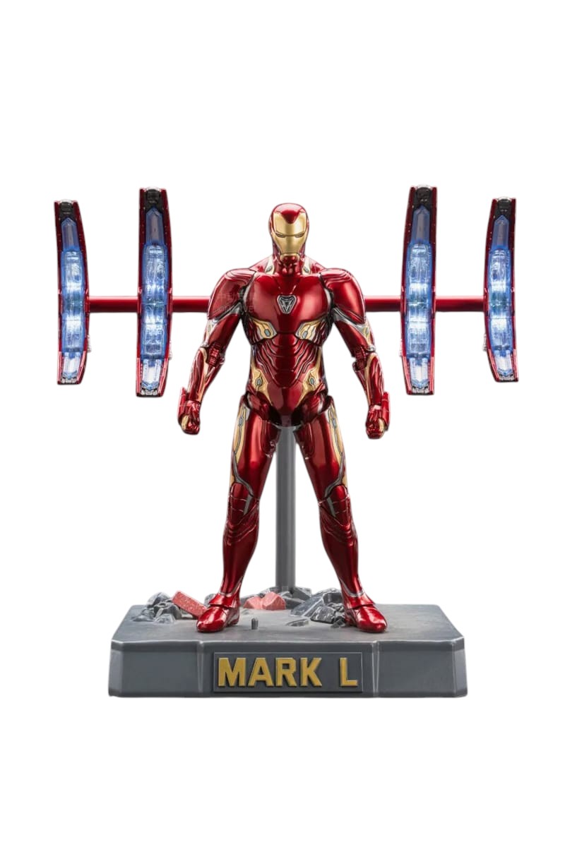 ZD Toys MK50 Diorama Iron Man Figure Non-Luminous Movable Joints 1/10 Scale Figure