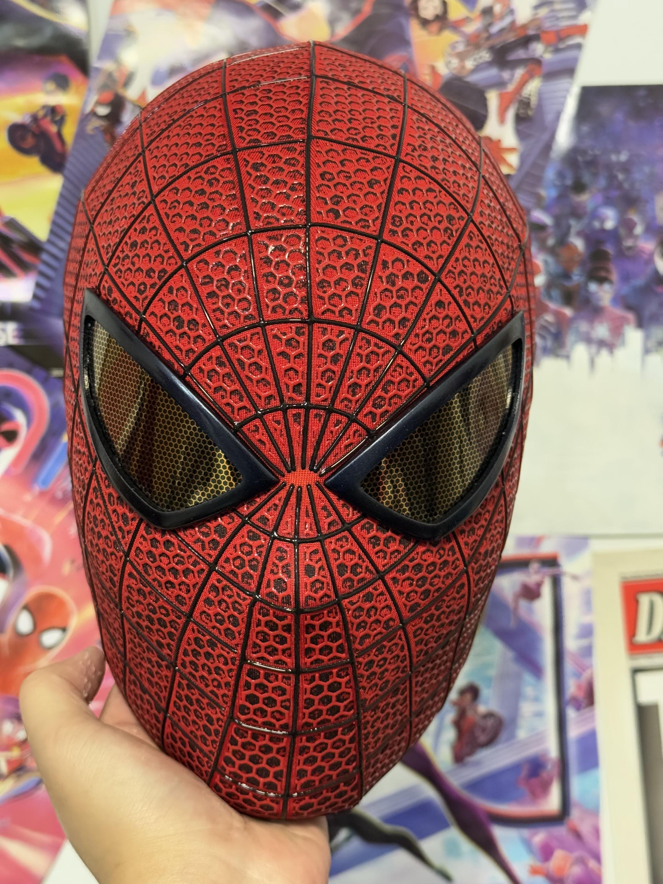 Full-Head Shell Design! God-Tier Movie Prop The Amazing Spider-Man Mask The Amazing Spider-Man Mask The Amazing Spider-Man cosplay