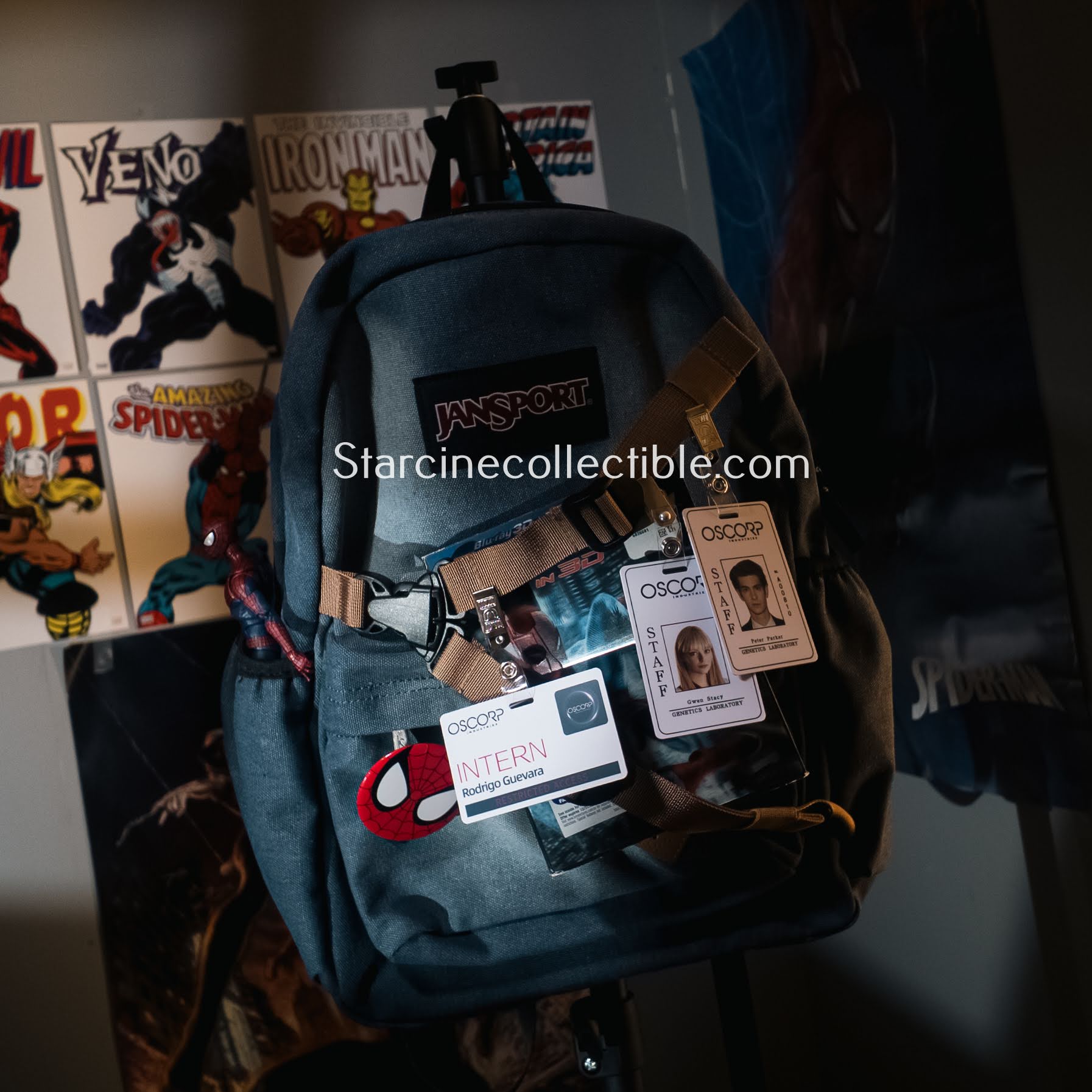 Andrew Garfield School Bag The Amazing Spider-Man StarCine Collectible Andrew Garfield School Bag The Amazing Spider-Man StarCine Collectible