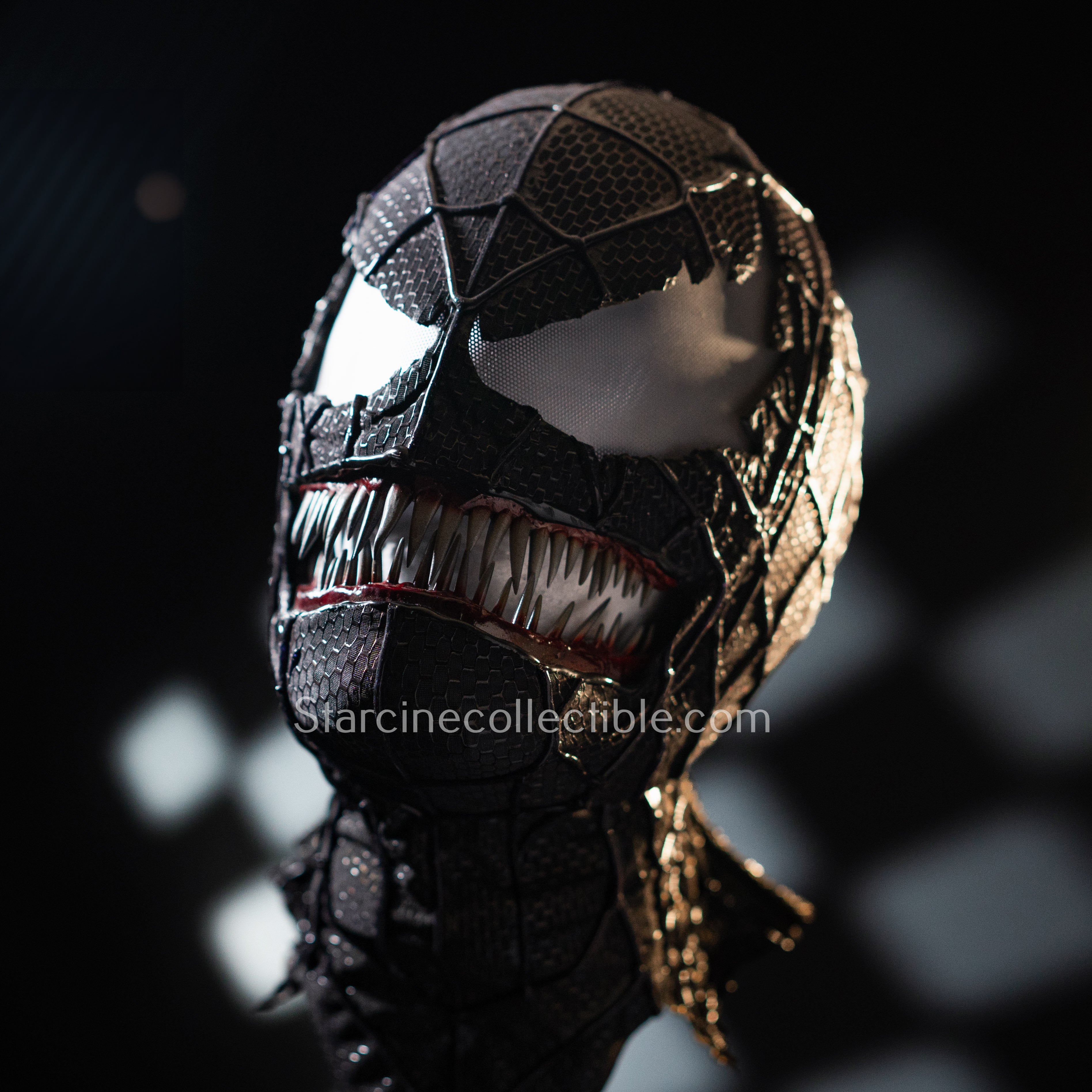 Spider-Man 3 Sam Raimi Venom Mask Life Sizw Wearable Replica – StarCine ...