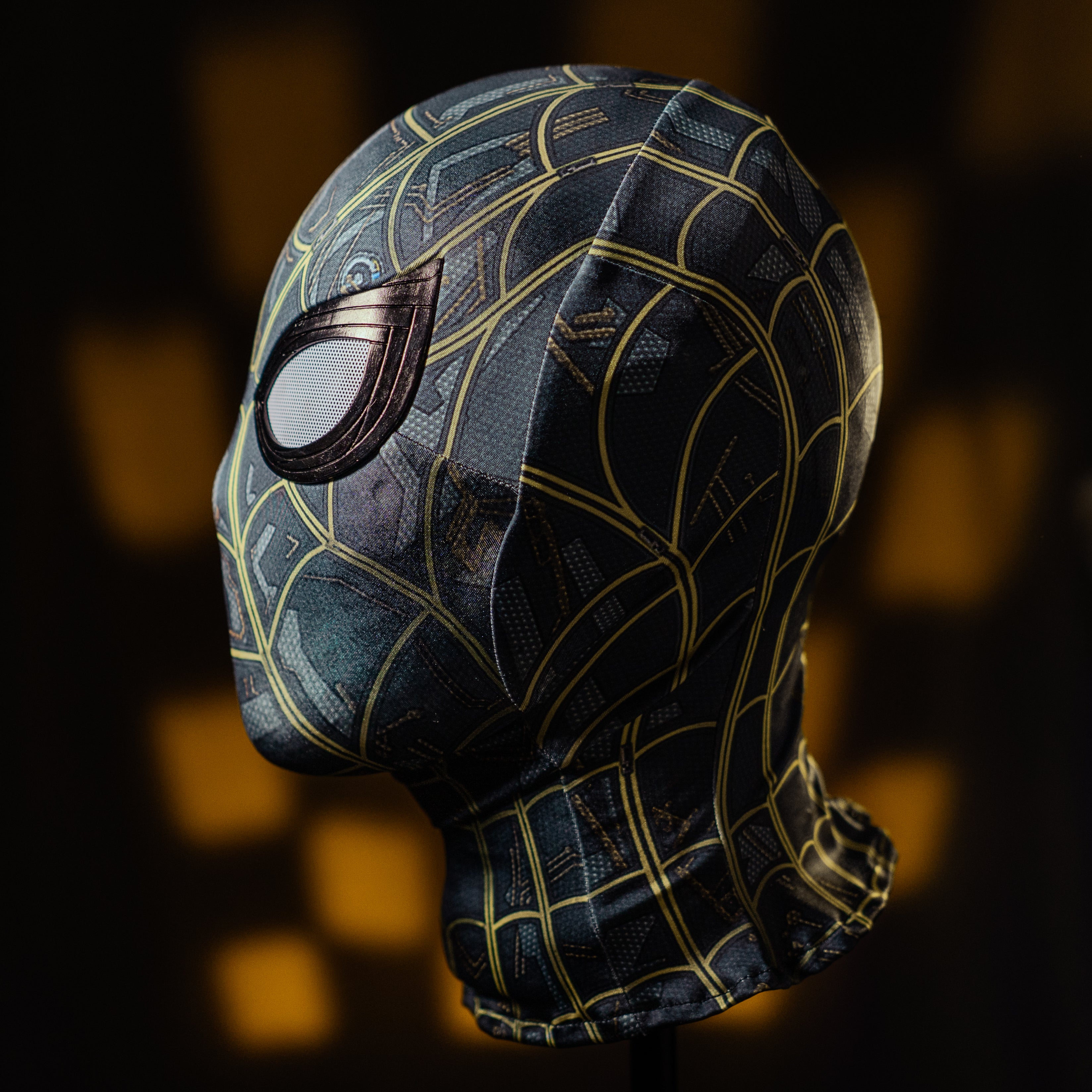 Spider-Man:No Way Home Spider-Man (Black & Gold Suit) Life Size Wearable Mask