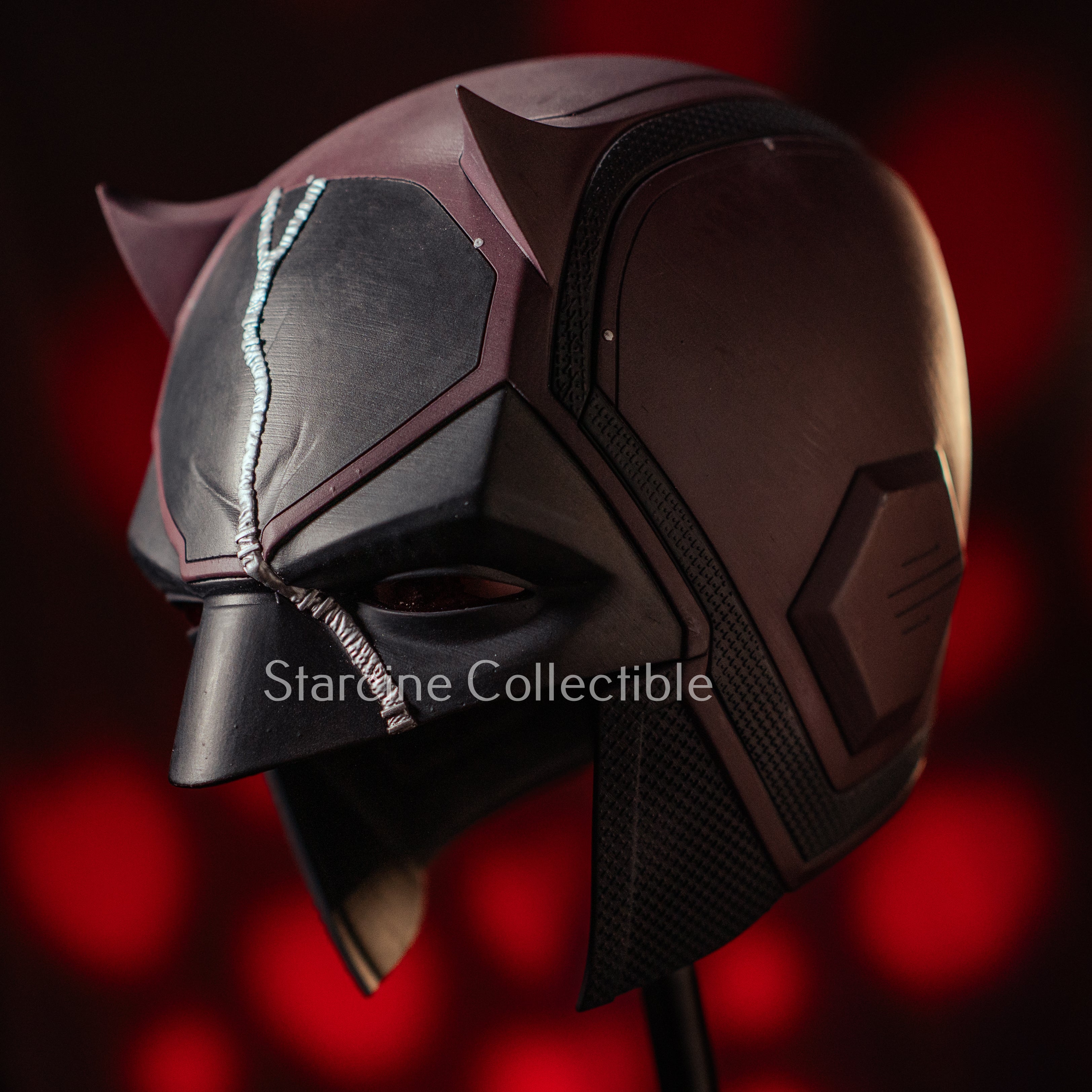 Daredevil Battle Damaged Helmet  From Season 2 Life Size Replica