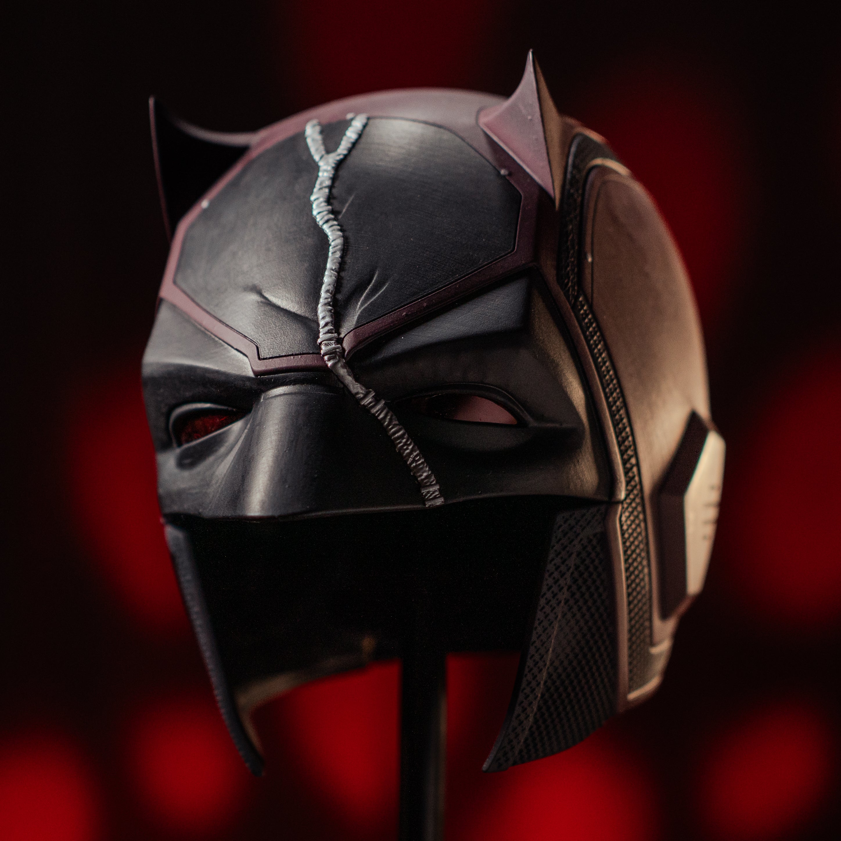 Daredevil Battle Damaged Helmet  From Season 2 Life Size Replica