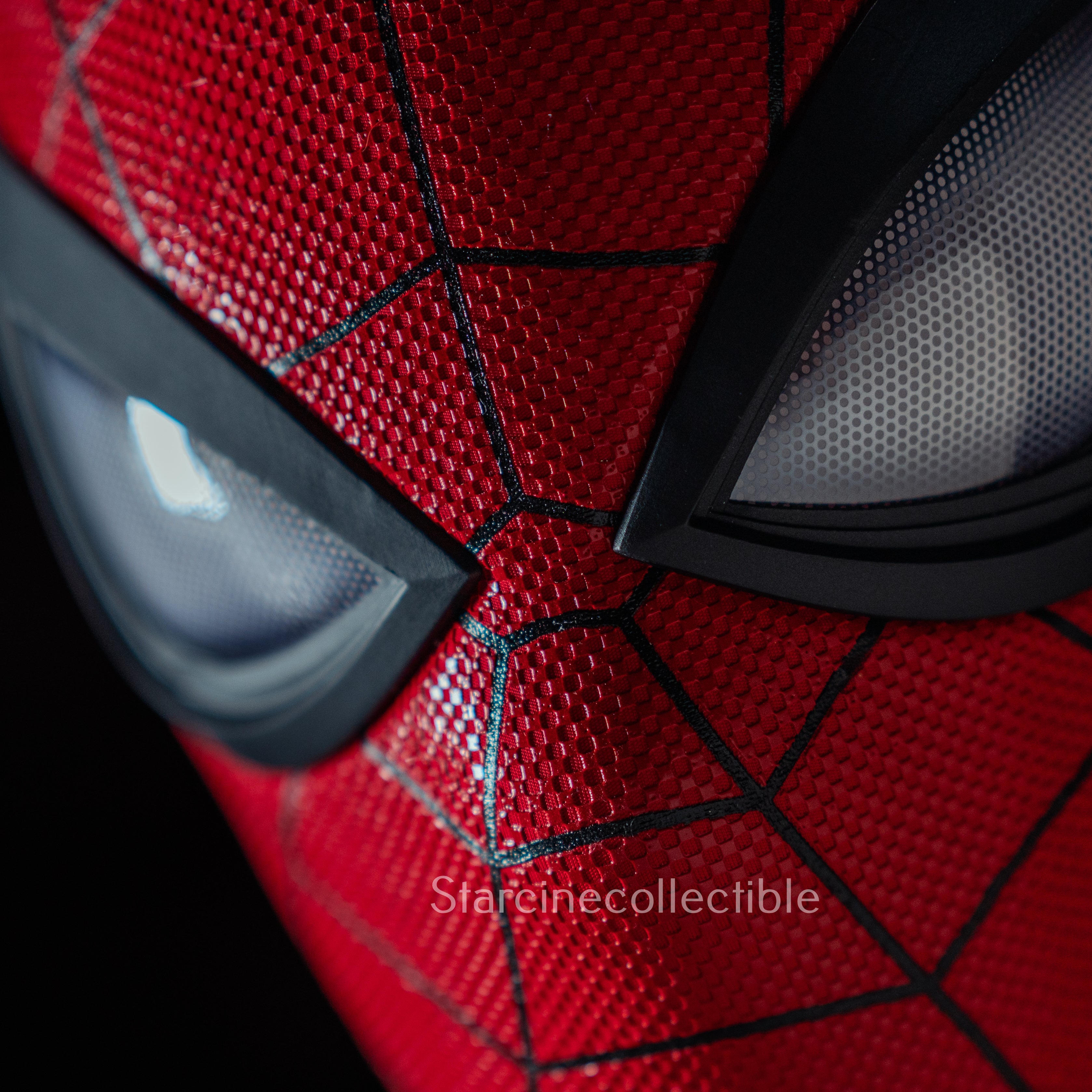 Spider-Man (Advanced Suit) Life Size Wearable Mask ( Movie Grade Version)