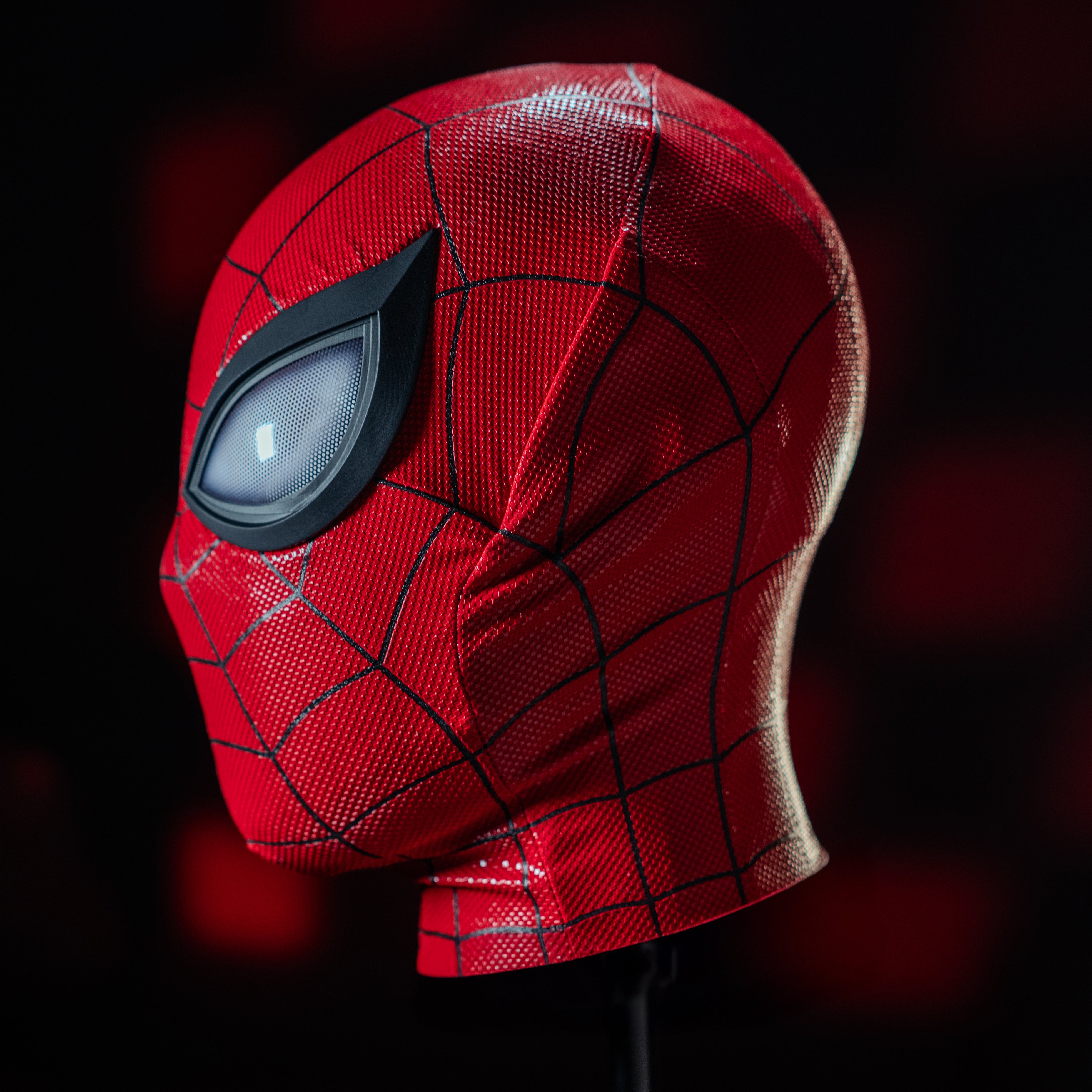 Spider-Man (Advanced Suit) Life Size Wearable Mask ( Movie Grade Version)