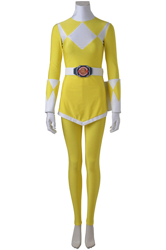 Mighty Morphin Power Rangers:  Tiger Ranger Yellow Cosplay Costume