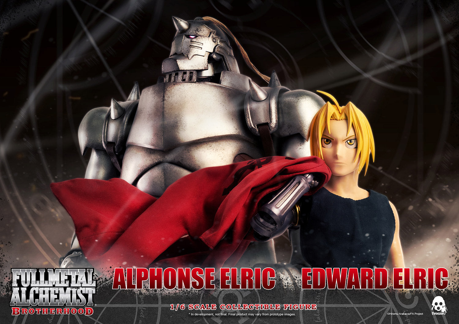 Threezero Fullmetal Alchemist: Brotherhood FigZero 1/6 Edward Elric + Alphonse Elric Twin-Pack