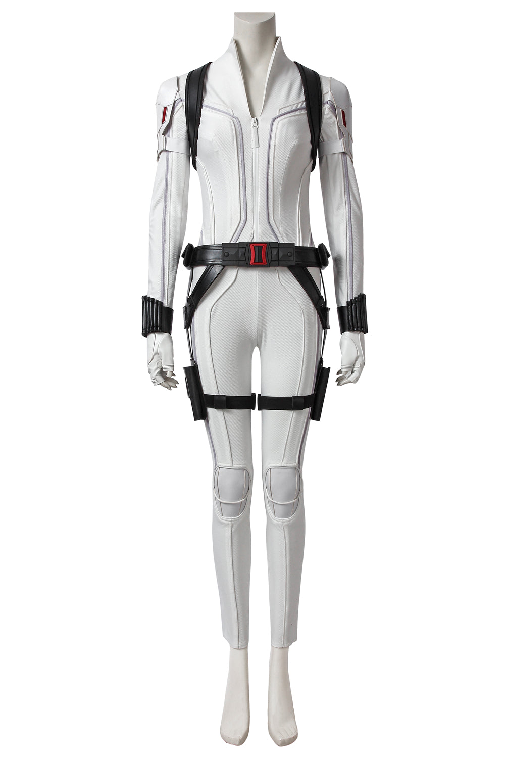 Black Widow Natasha Romanoff White Suit Cosplay Costume