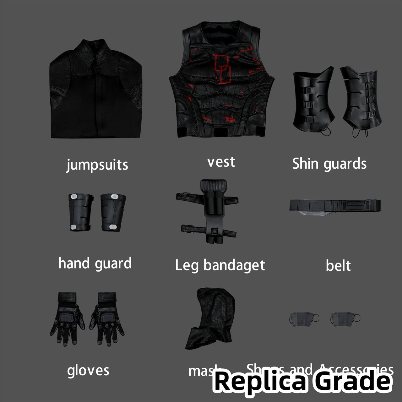 Daredevil Born Again Season 2 Black Suit (Replica Grade)
