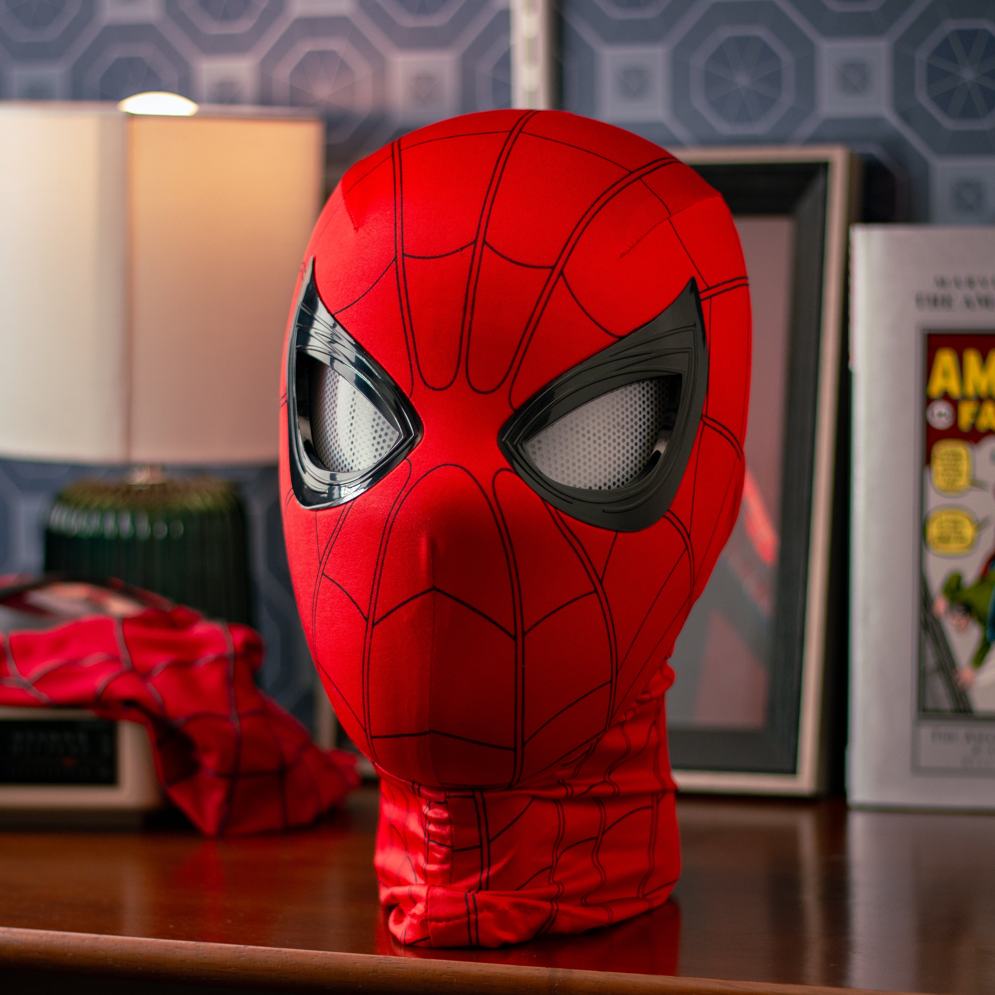 Spider-Man Homecoming (Moving Lenses) (Stark-Tech Suit) Wearable Mask