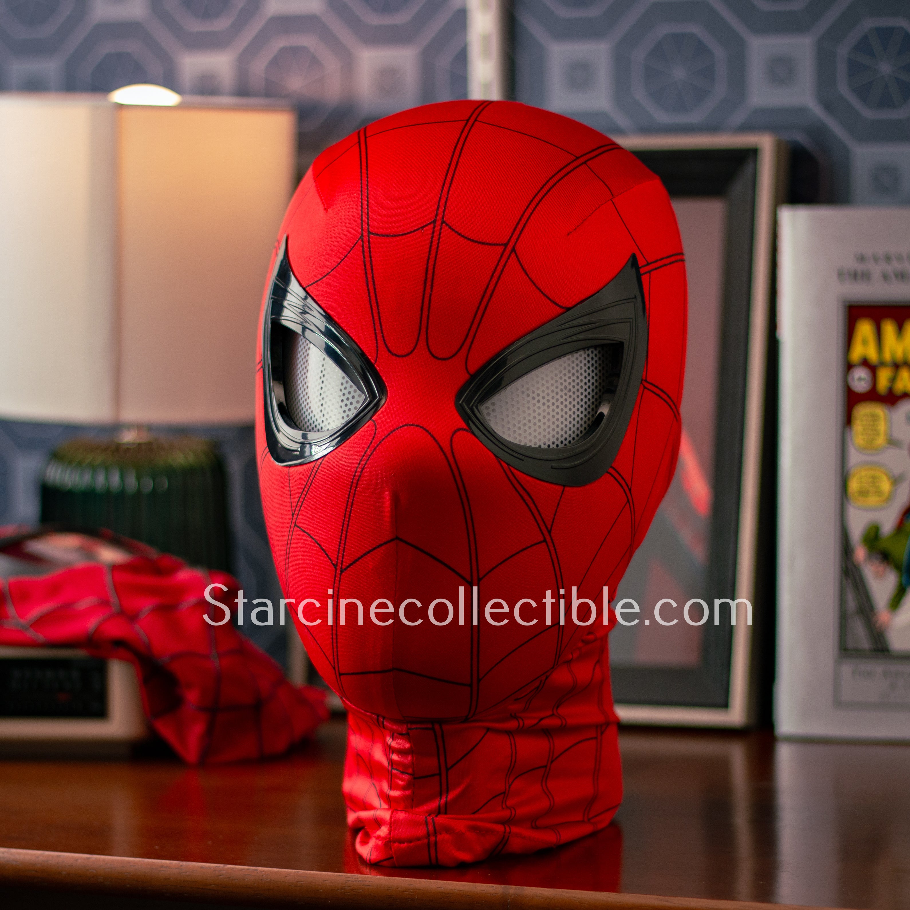 Spider-Man Homecoming (Moving Lenses) (Stark-Tech Suit) Wearable Mask