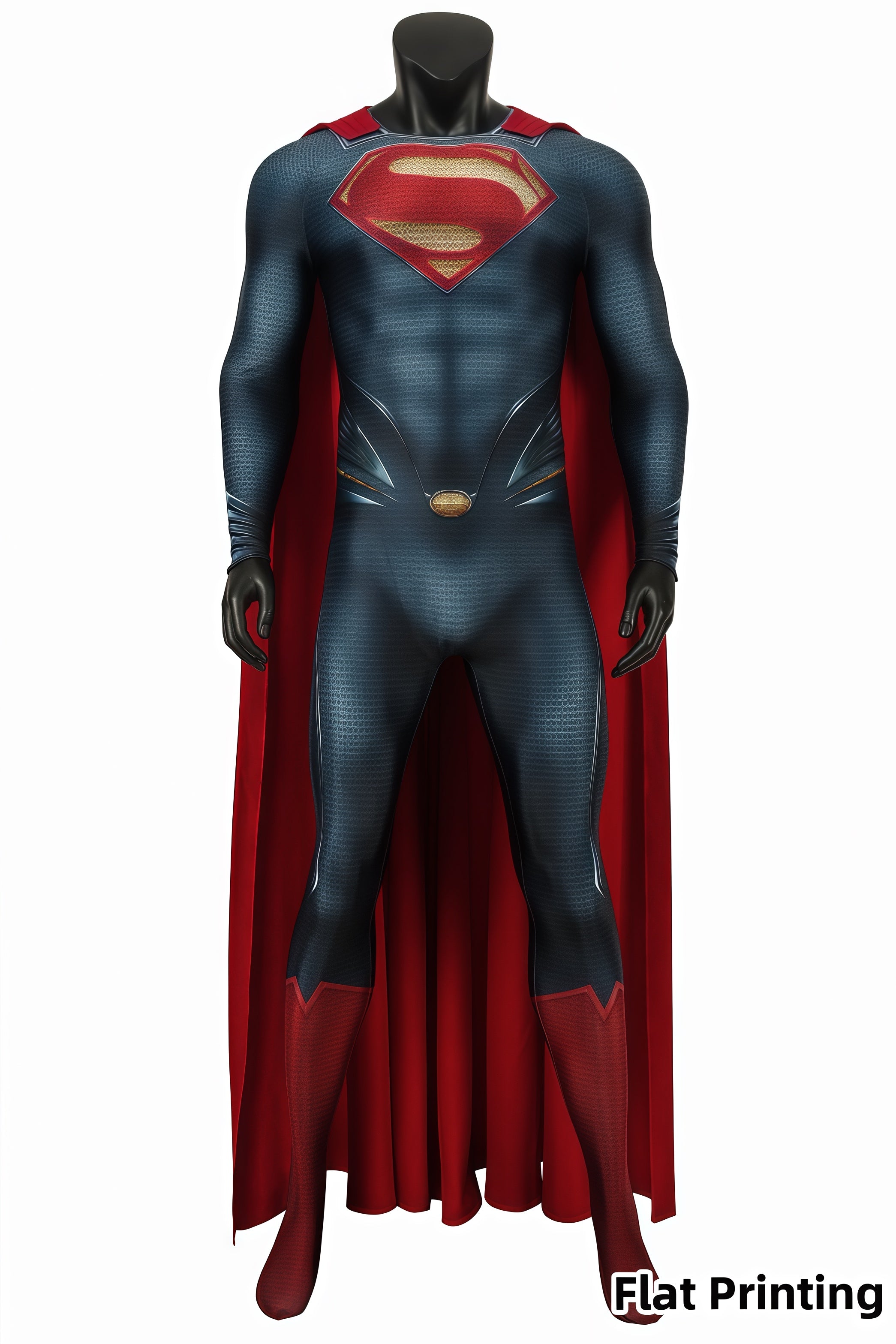 The Snyderverse Superman Superhero Suit (Screen Printed)