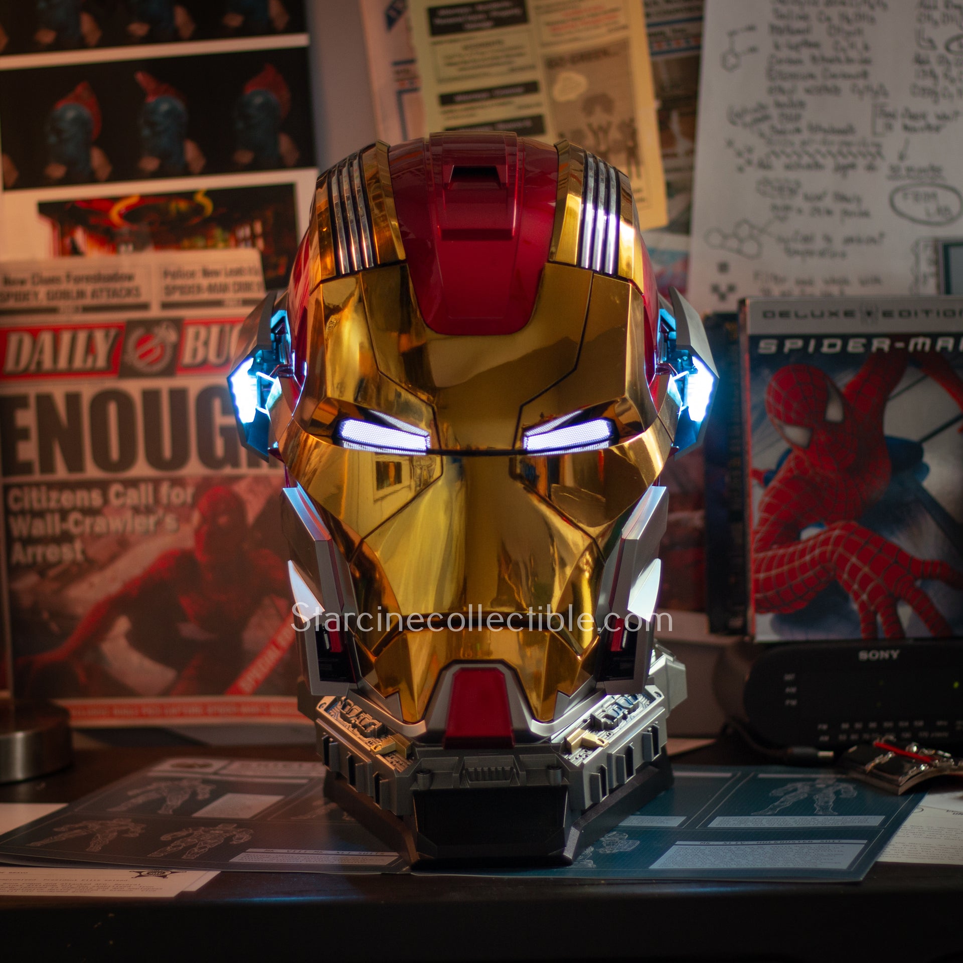 Iron Man Mark 17 Helmet Life Size Wearable Replica – StarCine Collectible