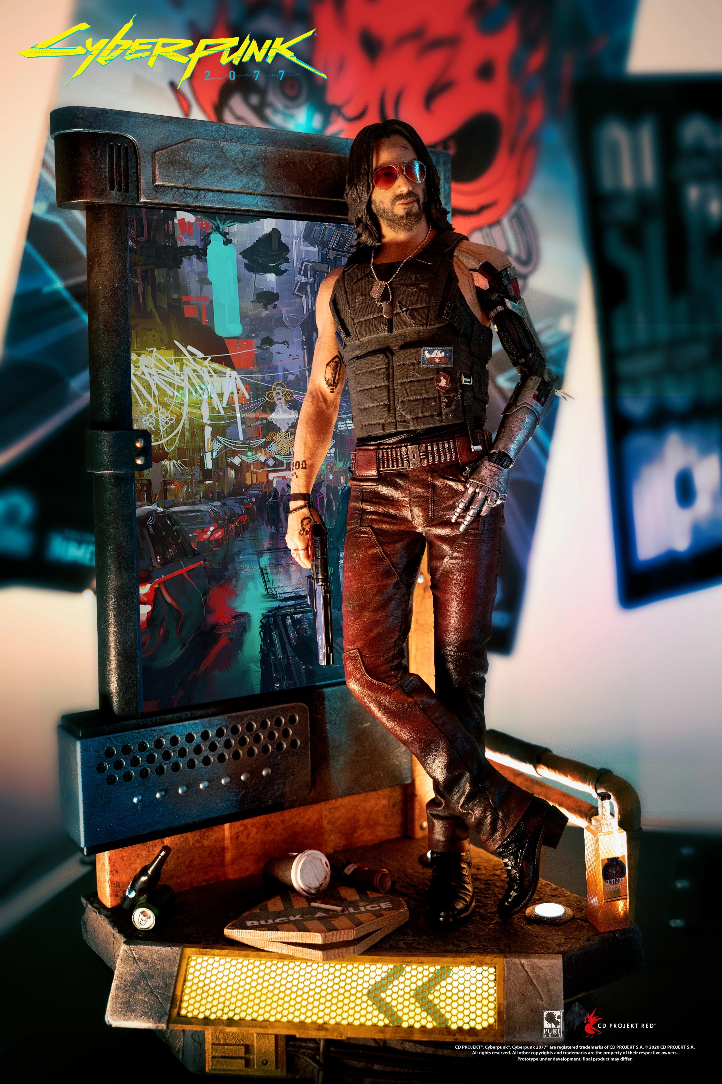 Cyberpunk 2077 - Johnny Silverhand 1:4 Scale Statue