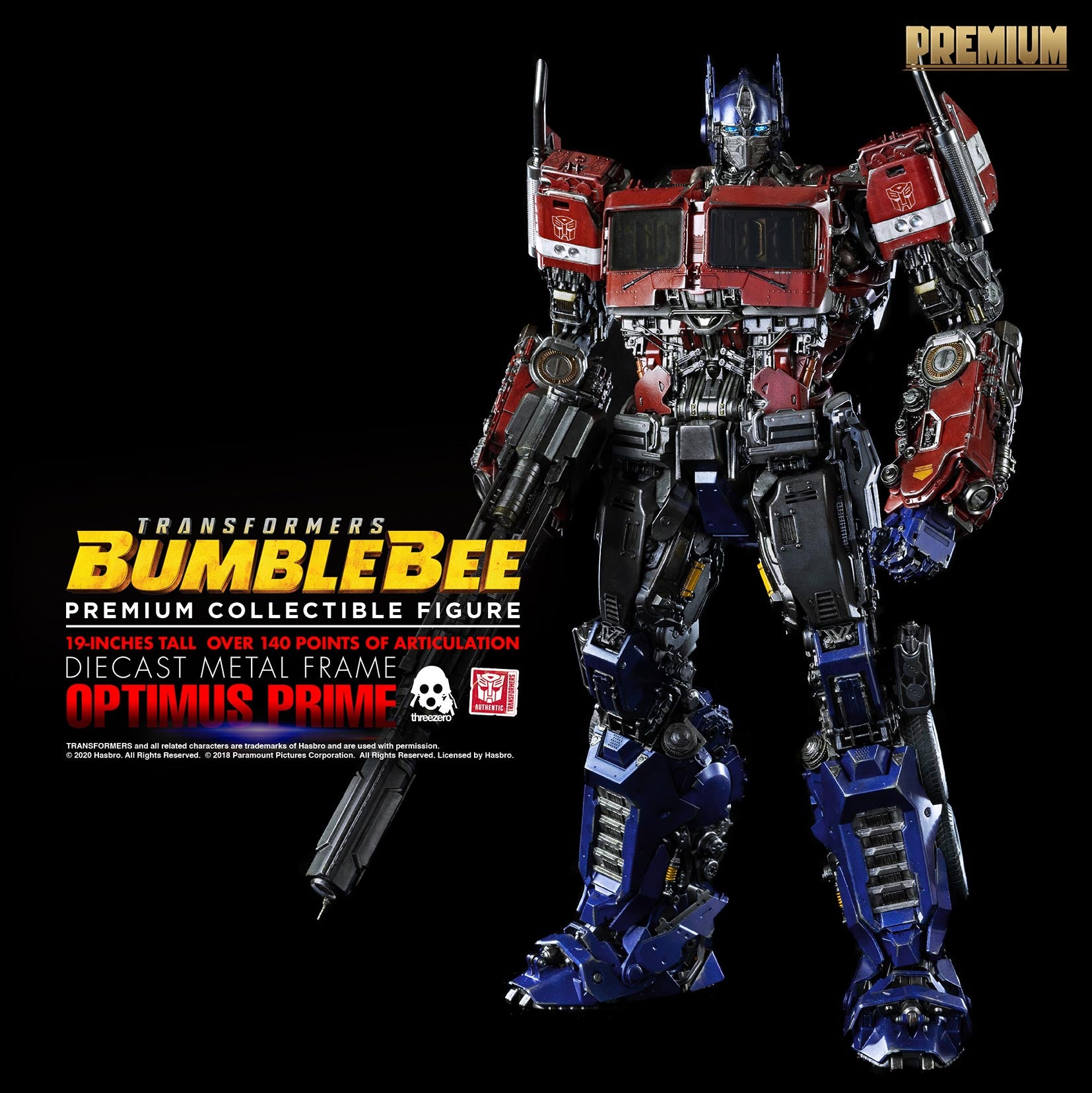 Threezero Transformers: Bumblebee PREMIUM Optimus Prime