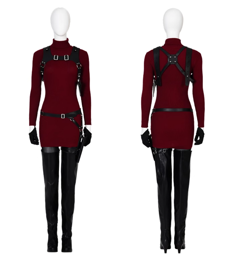 Resident Evil 4 Ada Wong Remake Game Version Life Size Wearable Costume