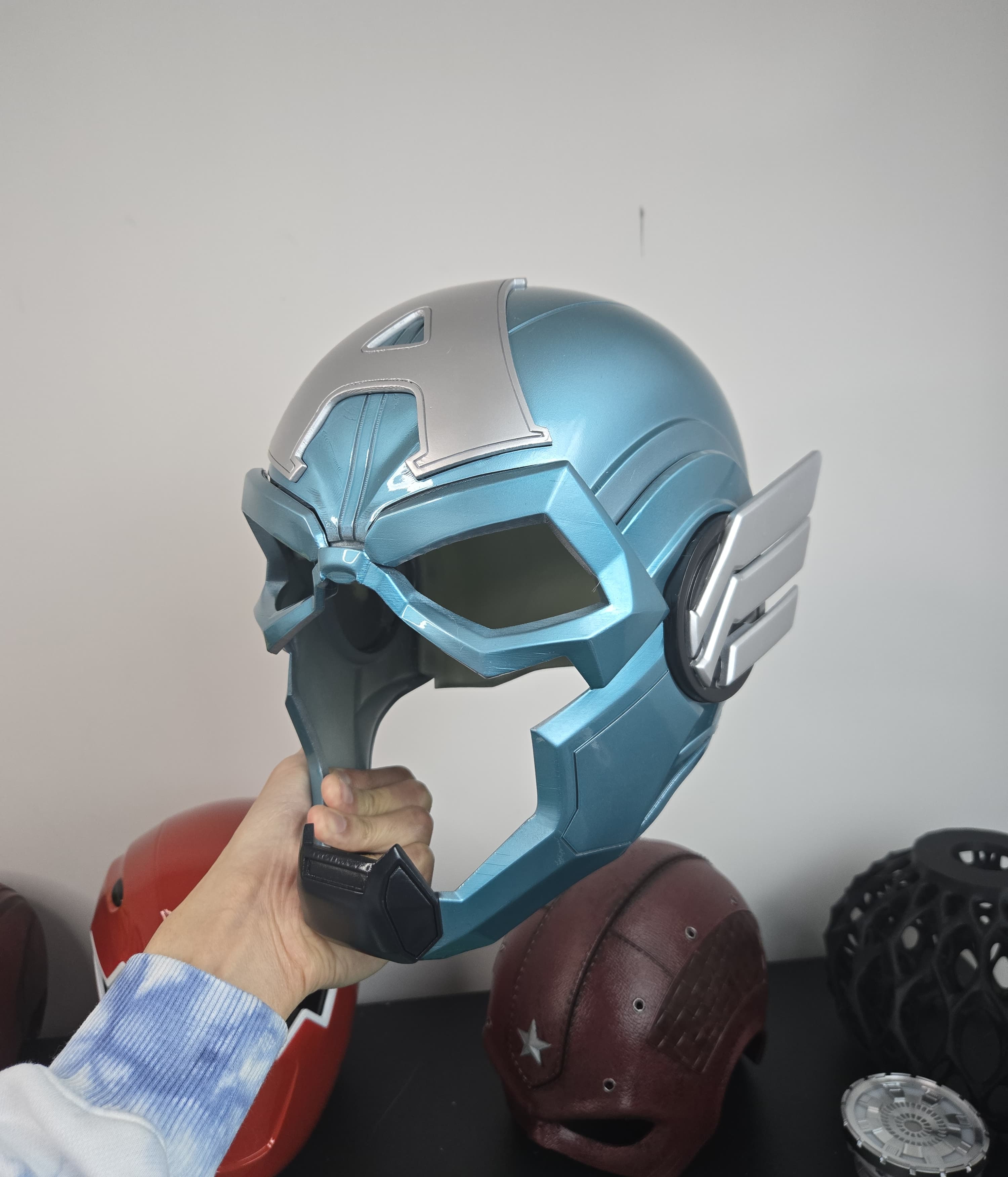 Captain America Marvel Rivals Helmet