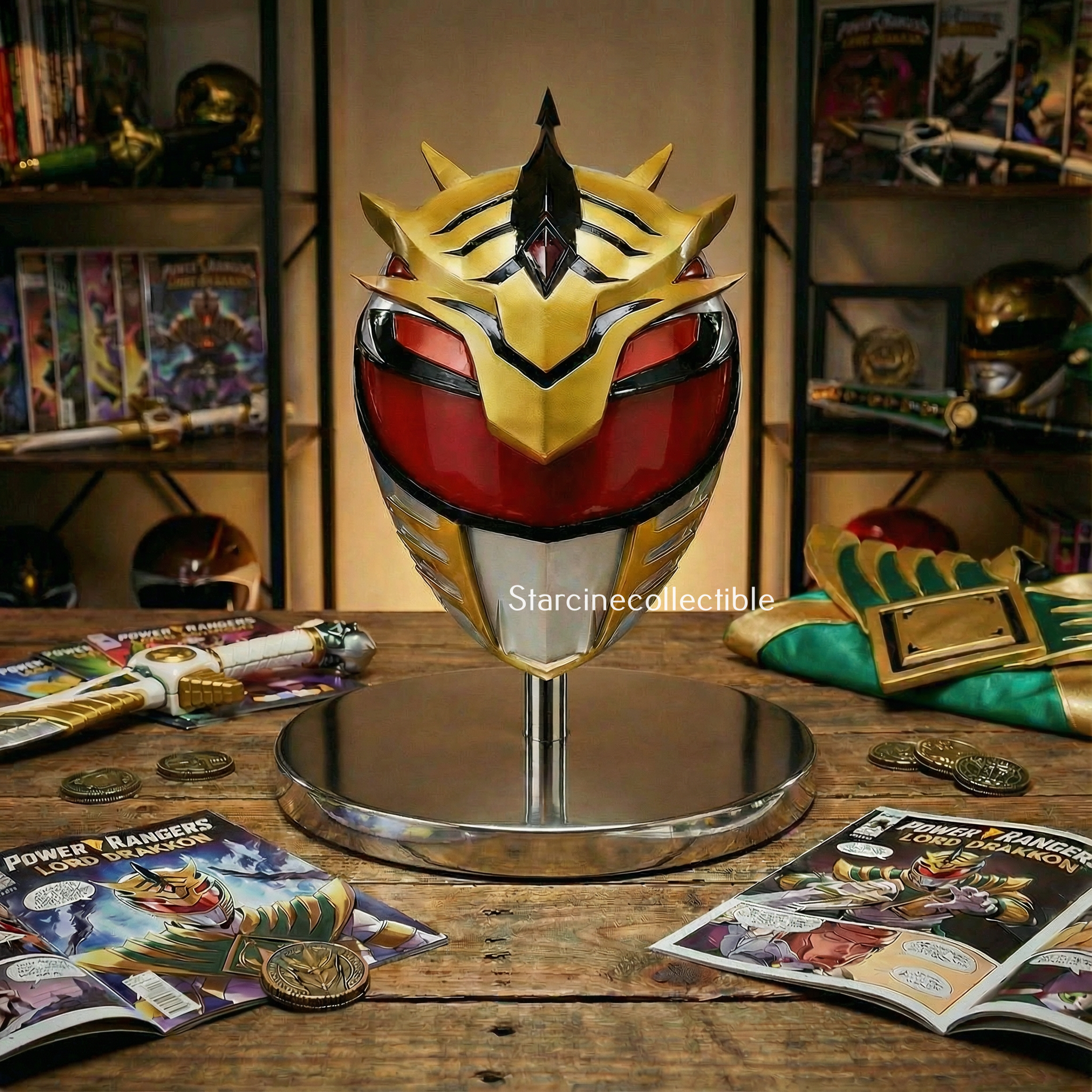 Lord Drakkon Ranger Helmet Life Size Replica – StarCine Collectible