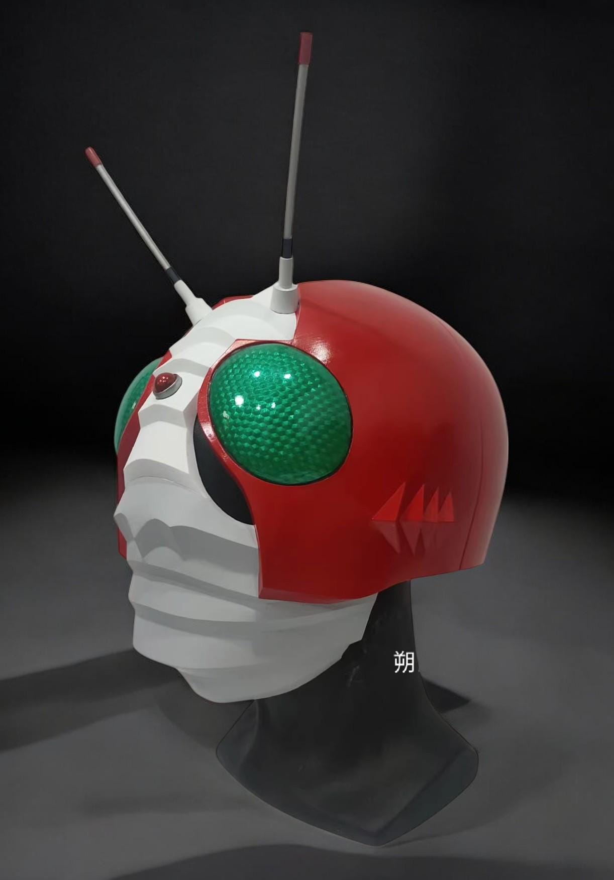 Kamen Rider V3 Helmet Life Size Replica Kamen Rider V3 Cosplay 仮面ライダーV3  Kamen Rider Helmet Life Size Replica
