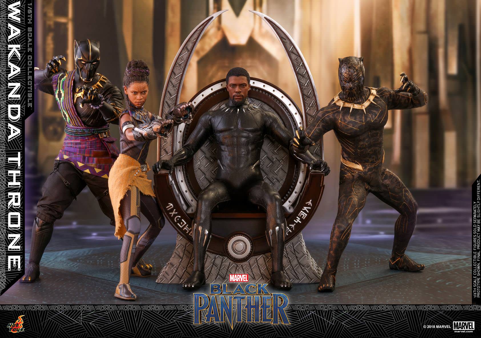 Hot Toys Wakanda Throne Hot Toys Black Panther ACS05 1/6 Scale Figure