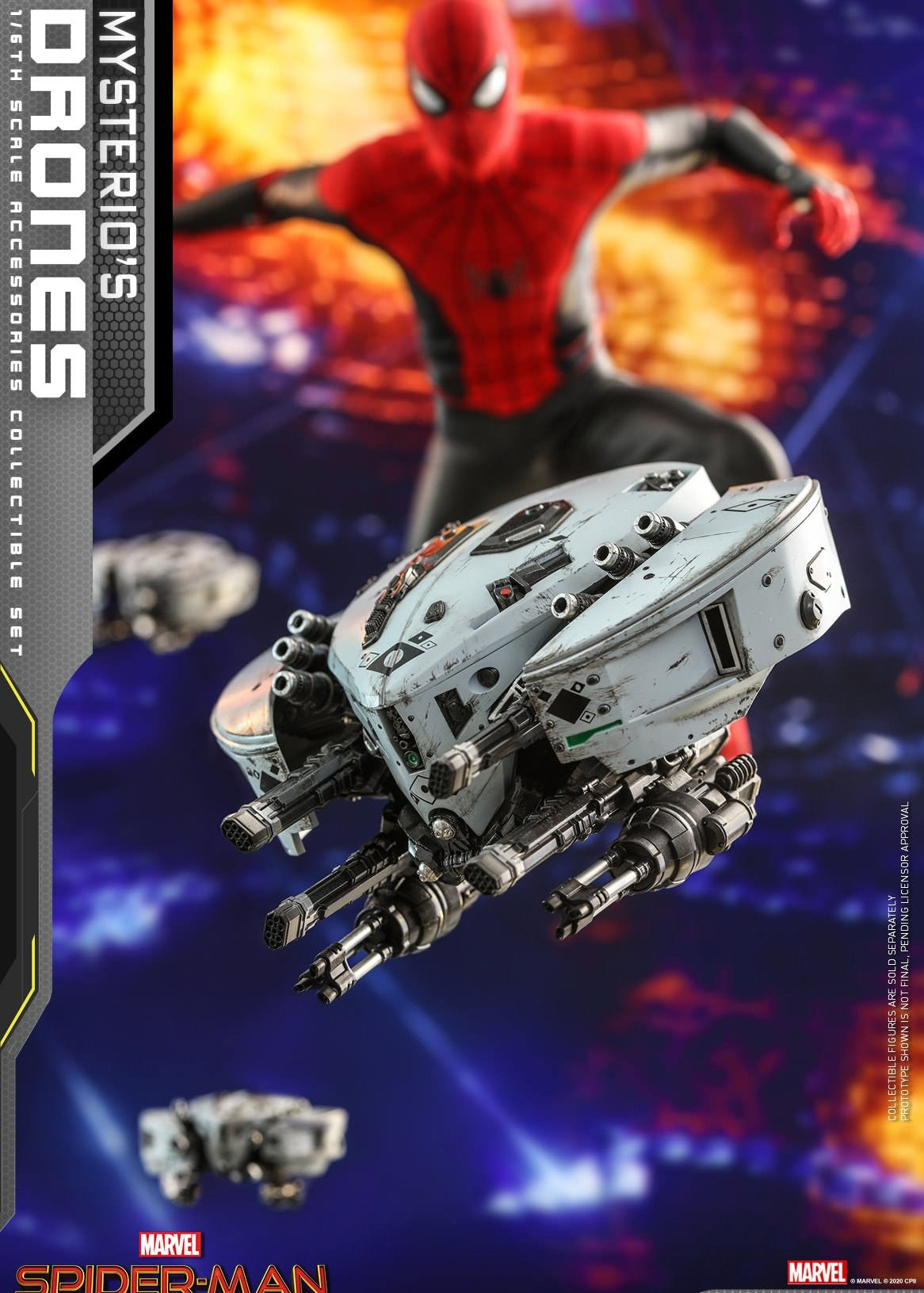 Hot Toys Spiderman -Spiderman Far From Home  Mysterio’s Drones ACS011 1/6 Scale Figure