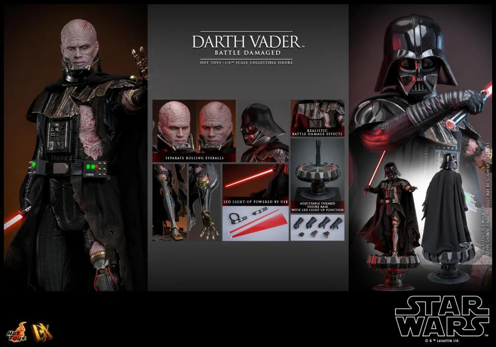 Hot Toys Darth Vader (Battle Damaged) Hot Toys Star Wars DX45 1/6 Scale Figure