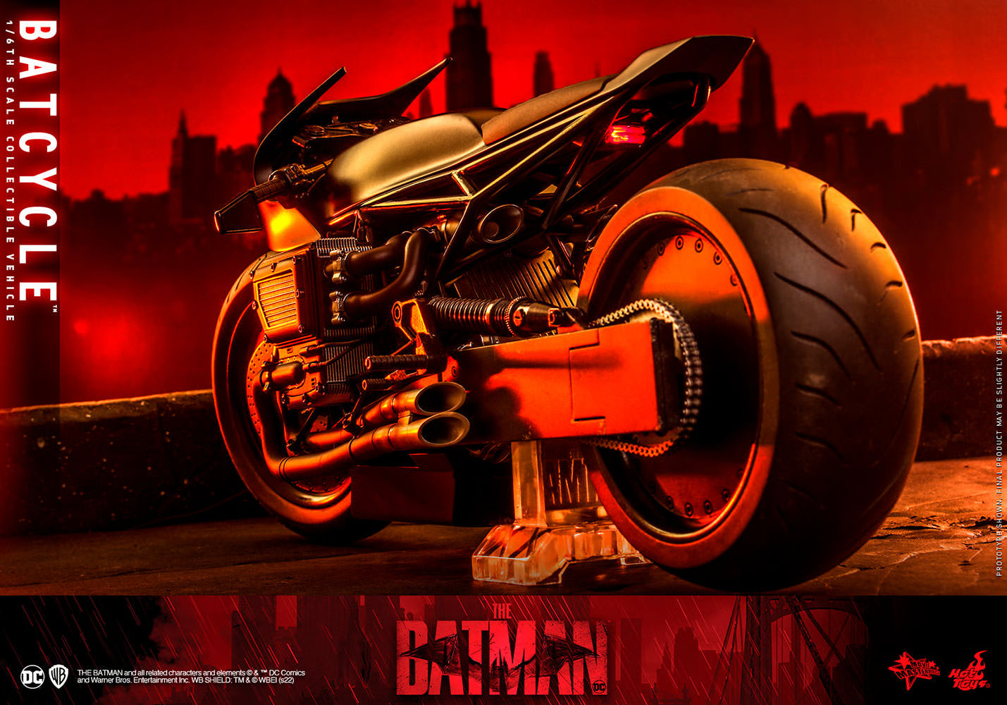 Hot Toys DC–DC The Batman Batcycle MMS642 1/6 Scale Figure – StarCine ...