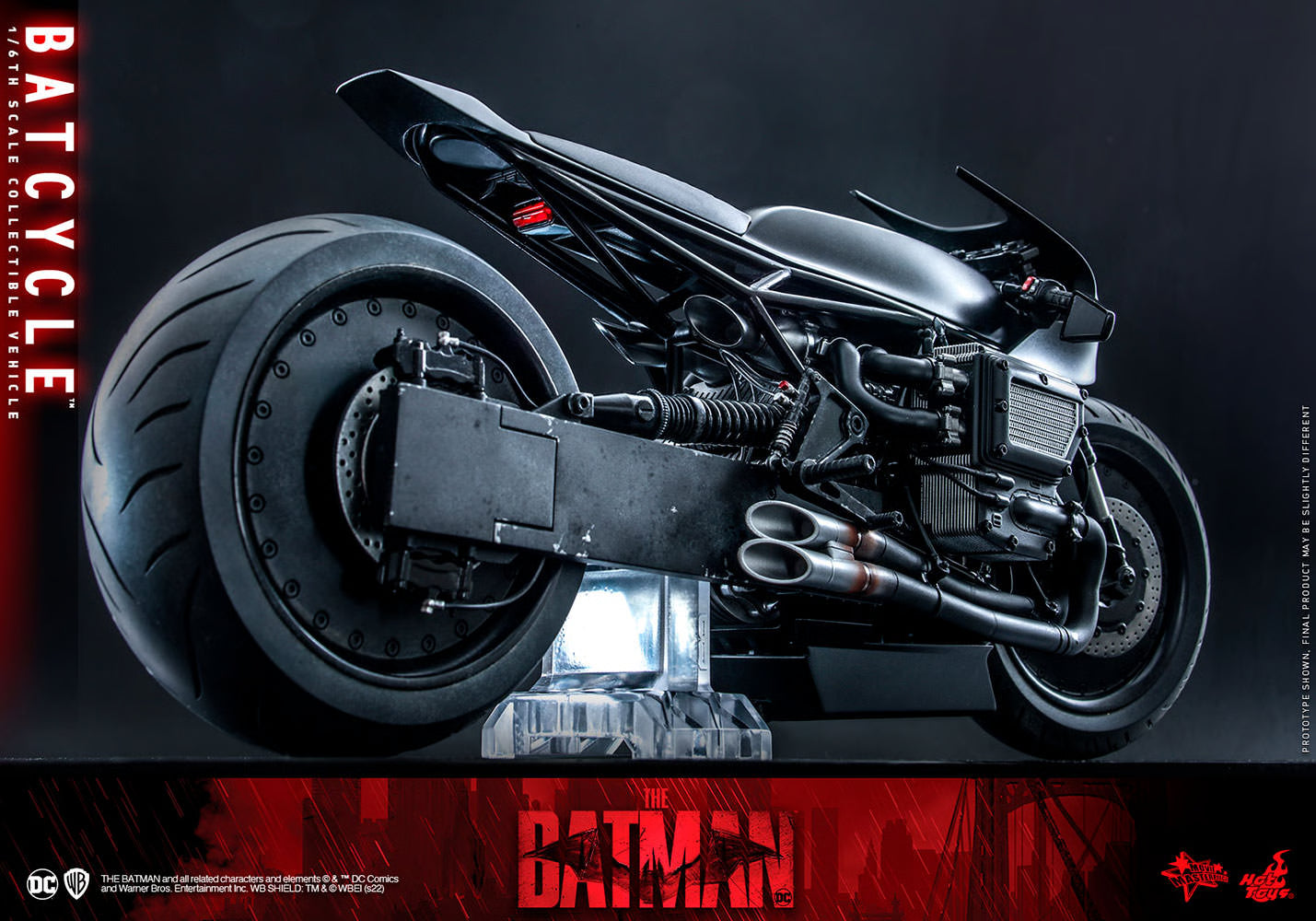 Hot Toys DC–DC The Batman Batcycle MMS642 1/6 Scale Figure – StarCine ...